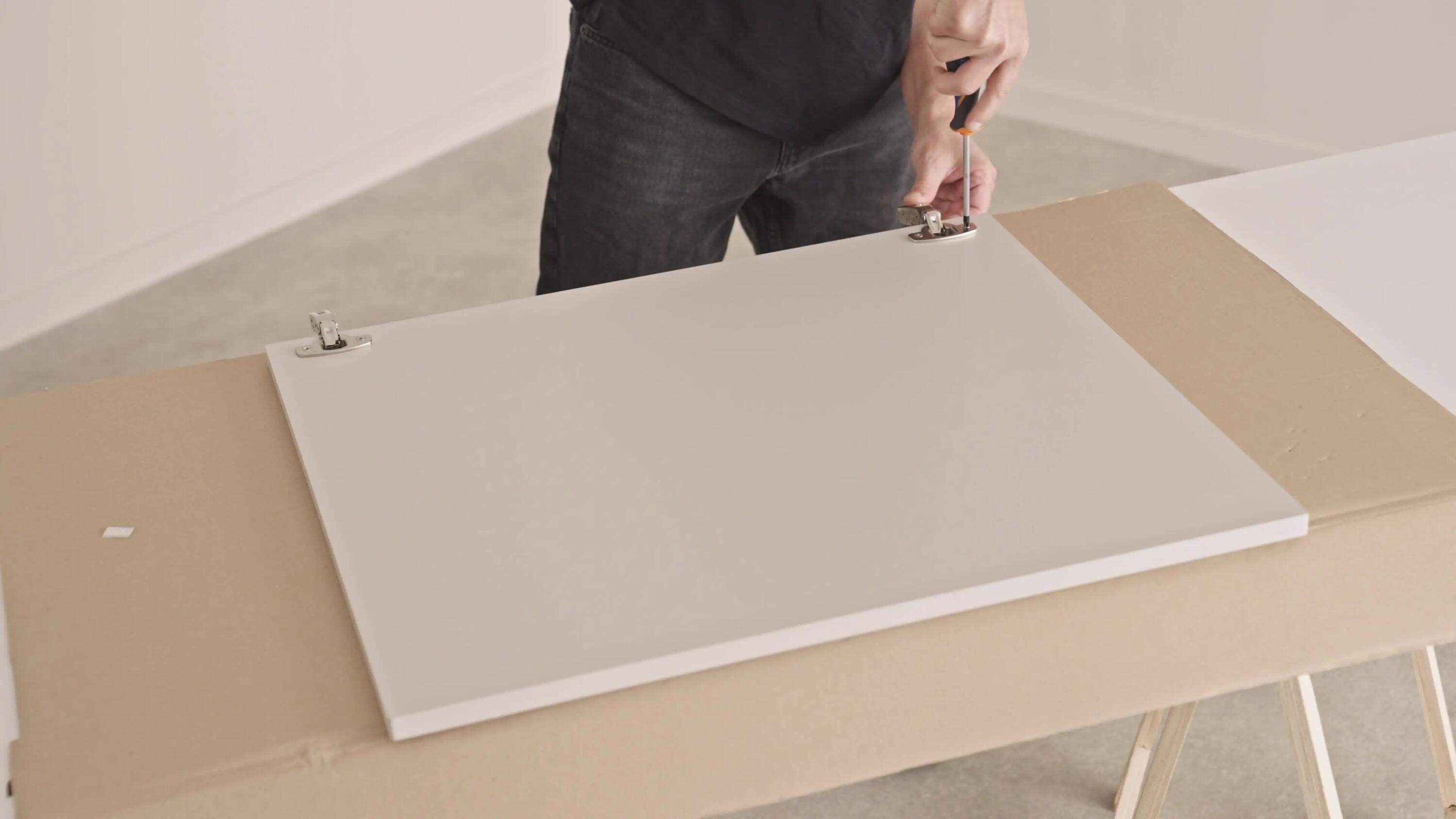 Cerniera ammortizzata e reversibile per anta STANDERS,  apertura 165° in acciaio 57.9 X66.8 mm, 2 pezzi - 2