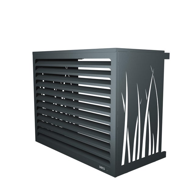 CACHE CLIM ACIER TAILLE M 105X85 ANTHRA.