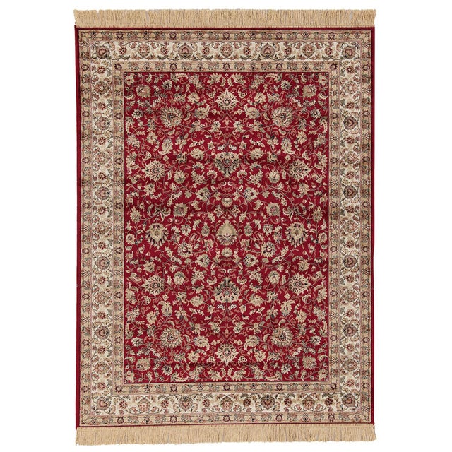 Tappeto Fashian hereke 2 in viscosa Rosso L 140 x L 100 cm