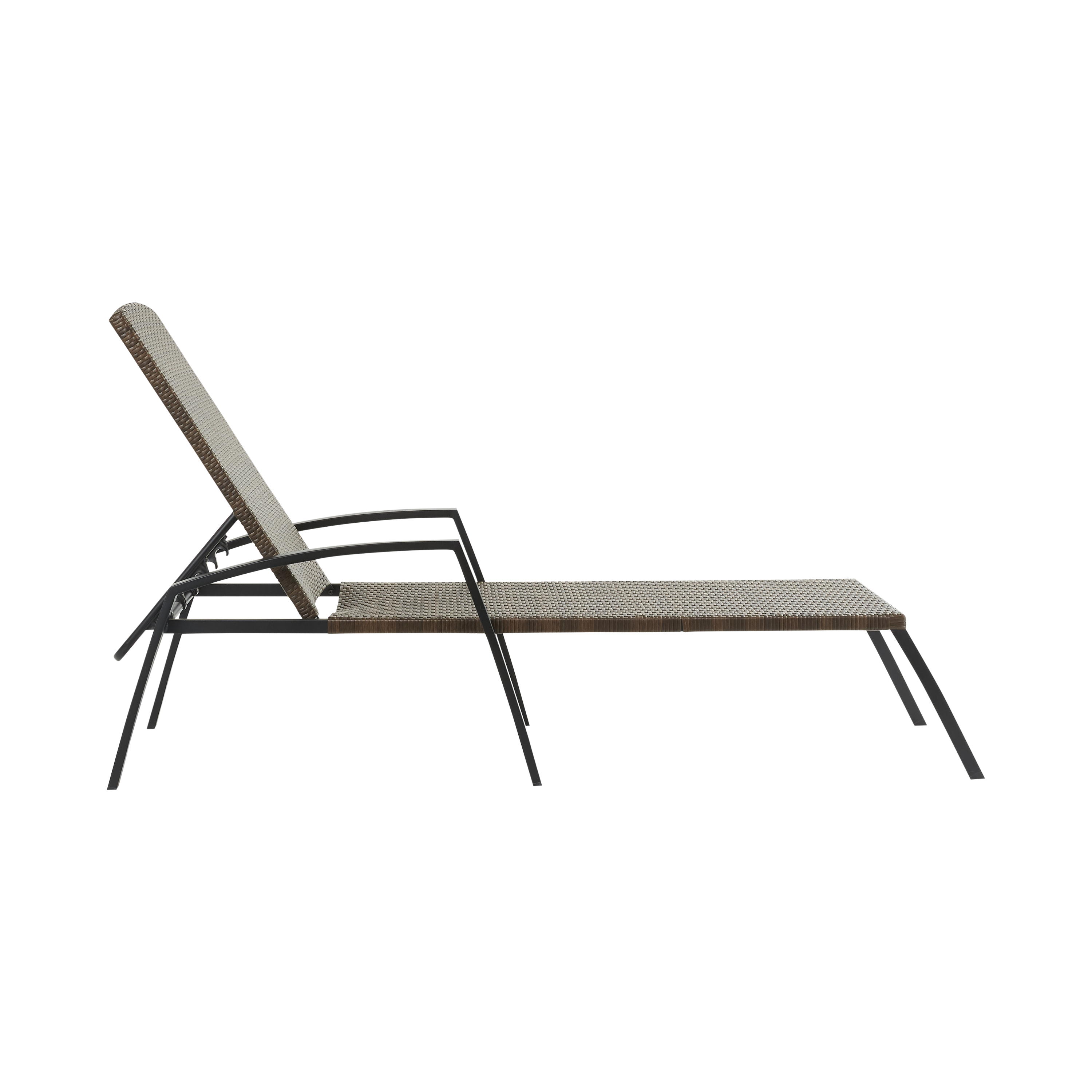 Tumbona de jardín de metal NATERIAL Zena 65x77x204 cm - 3