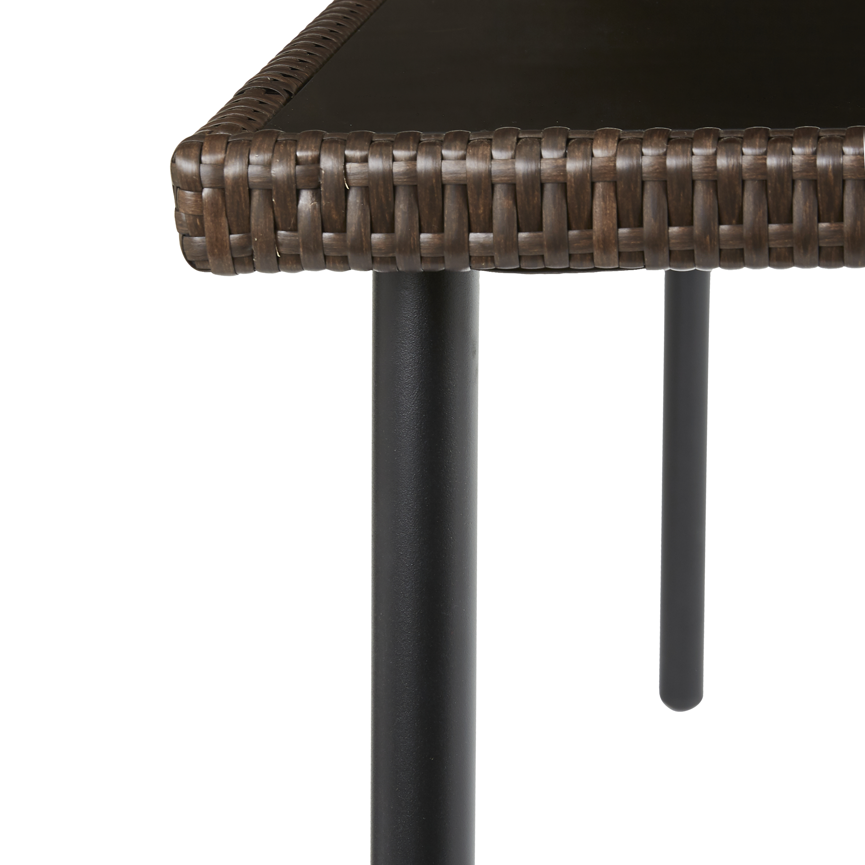 Stół ogrodowy Zena 90x150 cm brązowy - 6