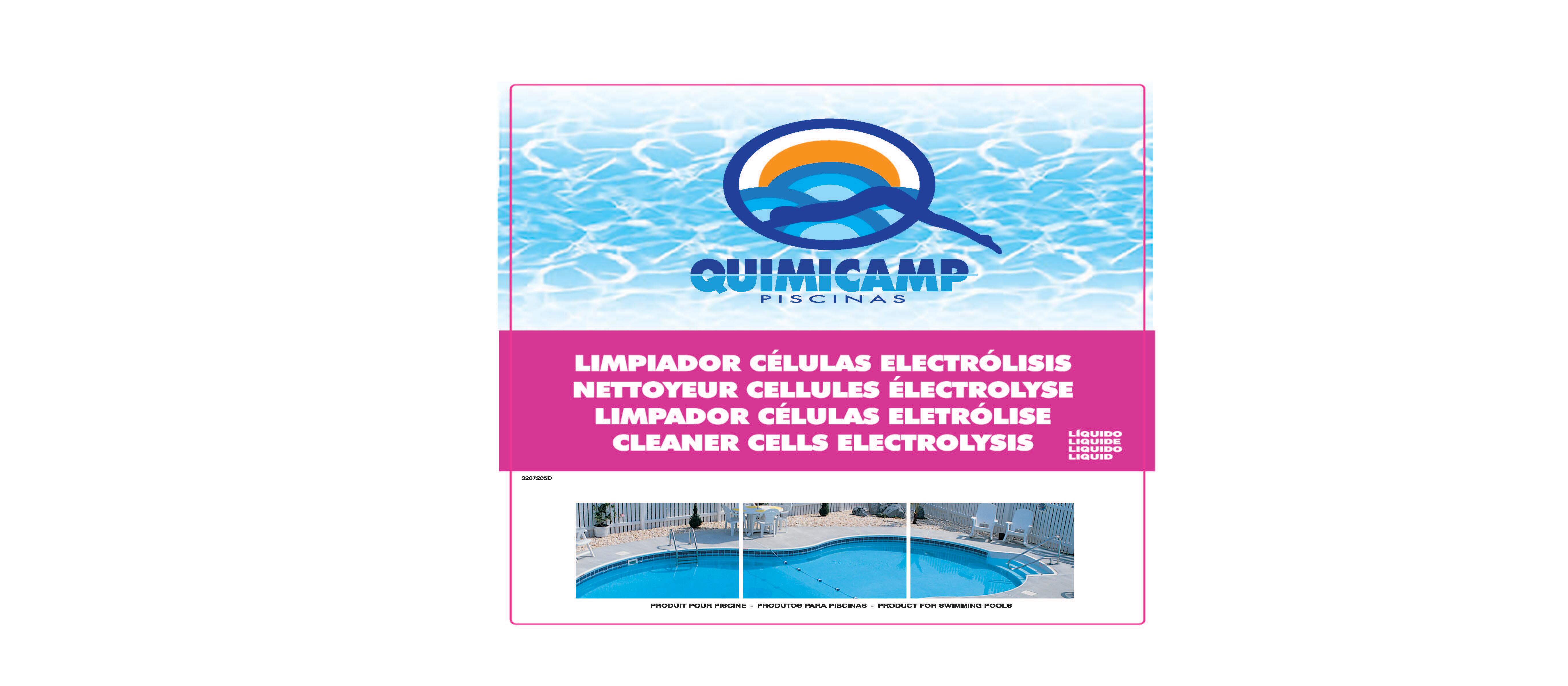 Limpiador clorador QUIMICAMP Célula Clorador de 5 L - 3