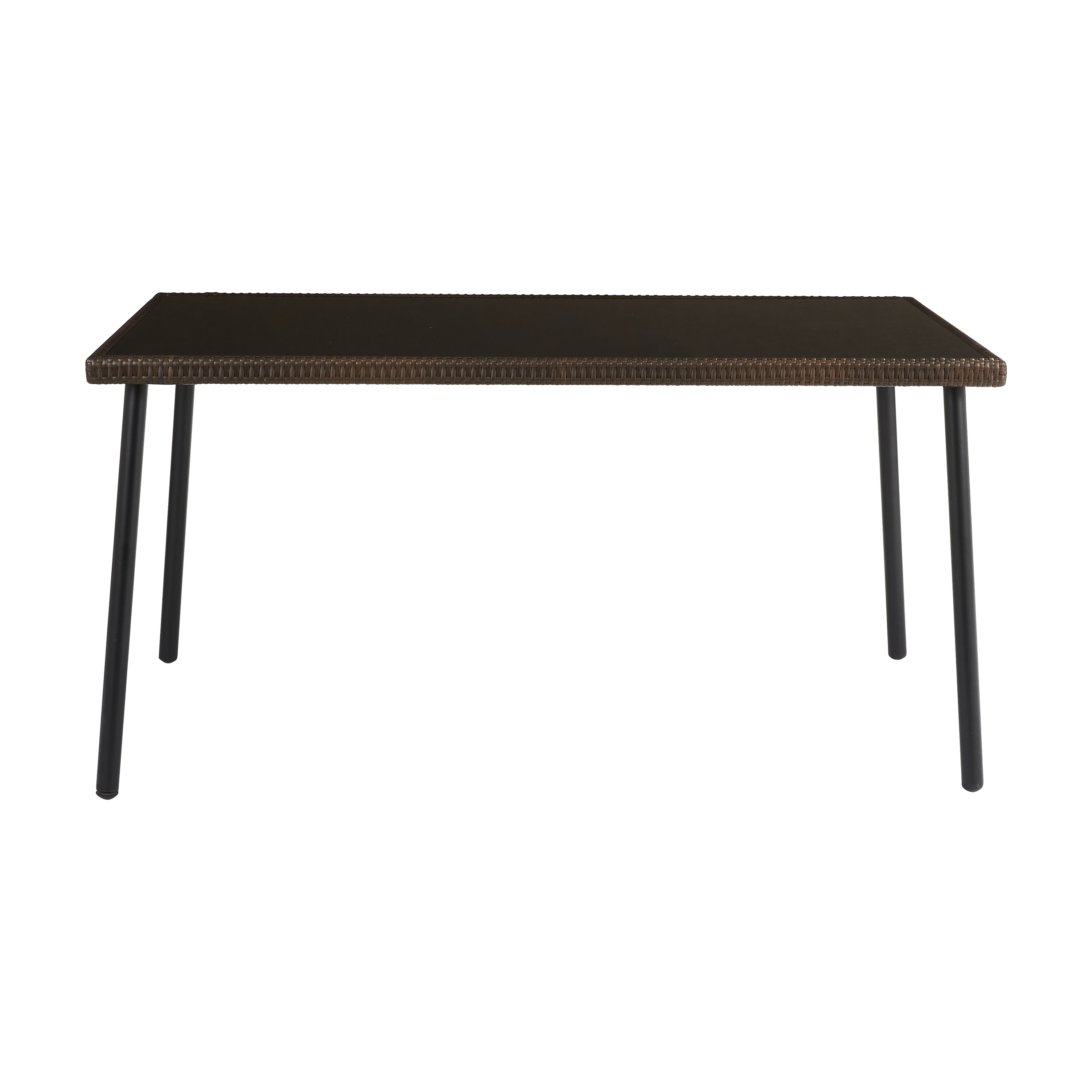 Stół ogrodowy Zena 90x150 cm brązowy - 4