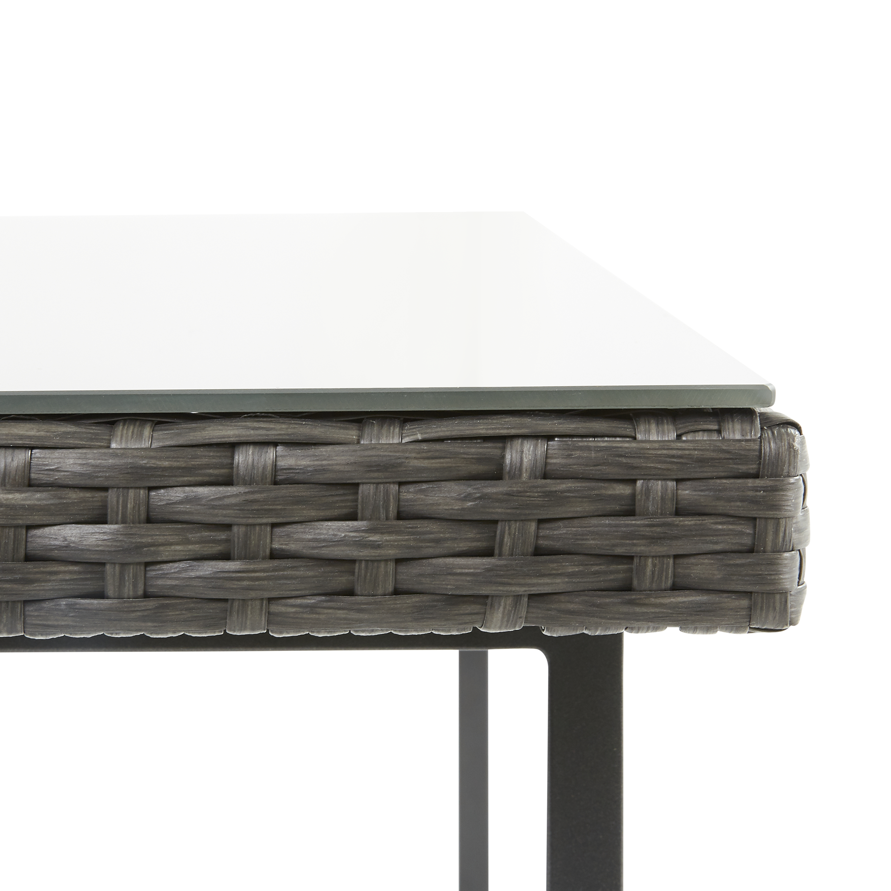 Table de jardin basse NATERIAL Noa rectangulaire gris anthracite - 5