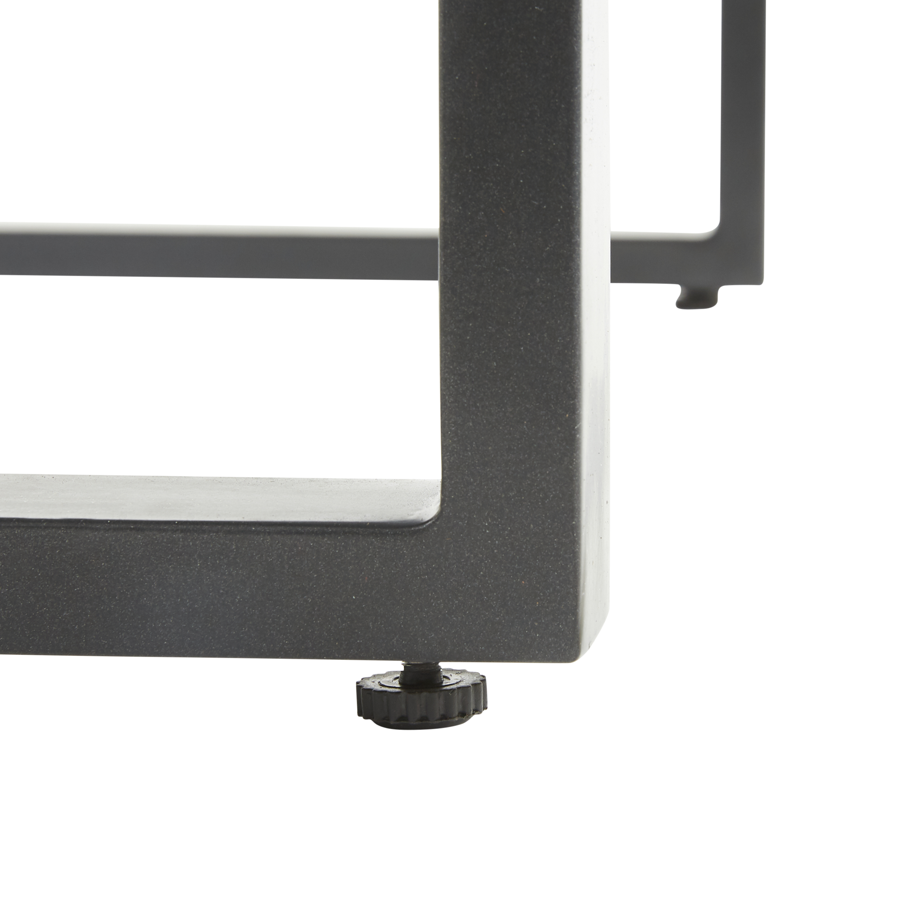 Table de jardin basse NATERIAL Noa rectangulaire gris anthracite - 6