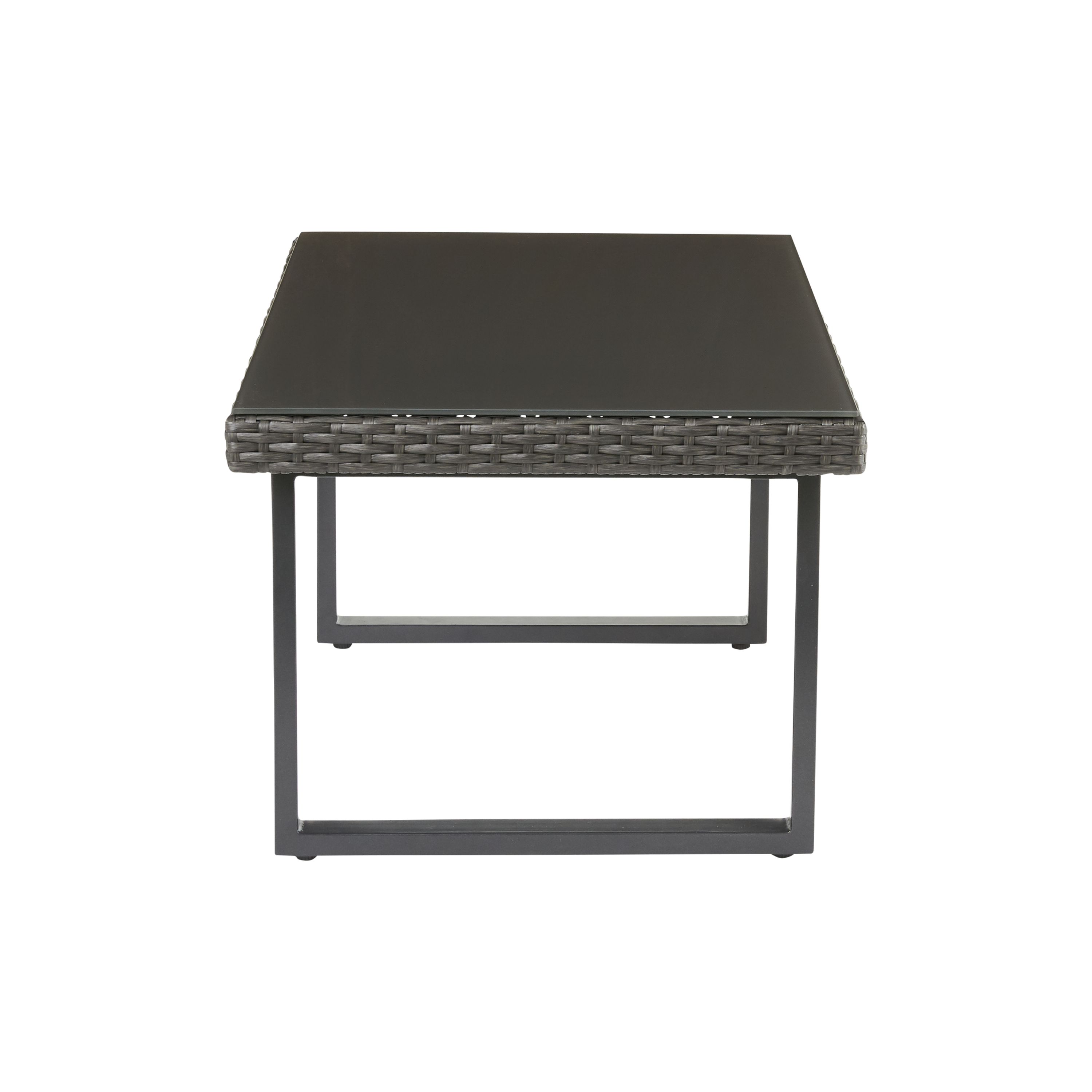 Table de jardin basse NATERIAL Noa rectangulaire gris anthracite - 3
