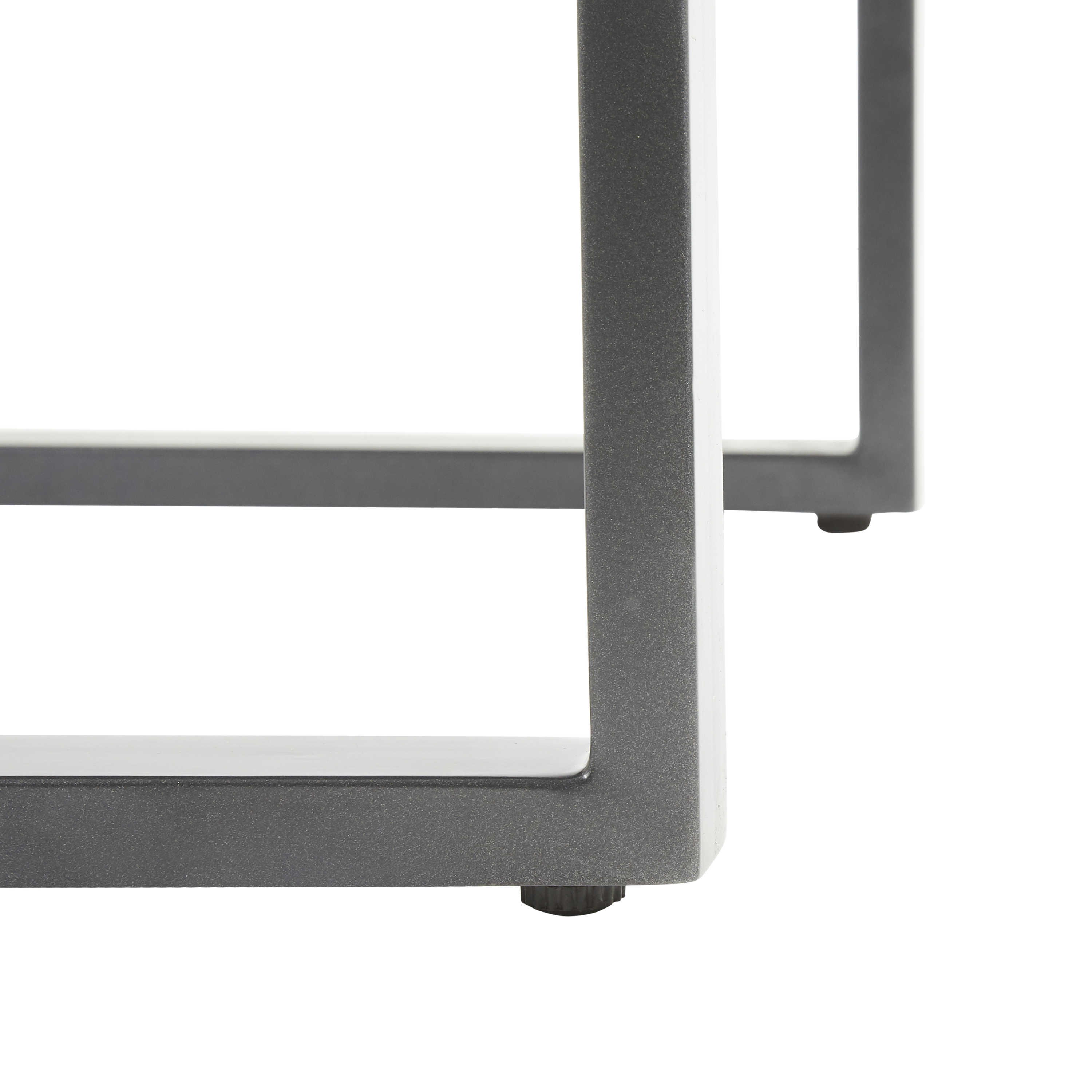 Table de jardin NATERIAL Noa carré anthracite - 4