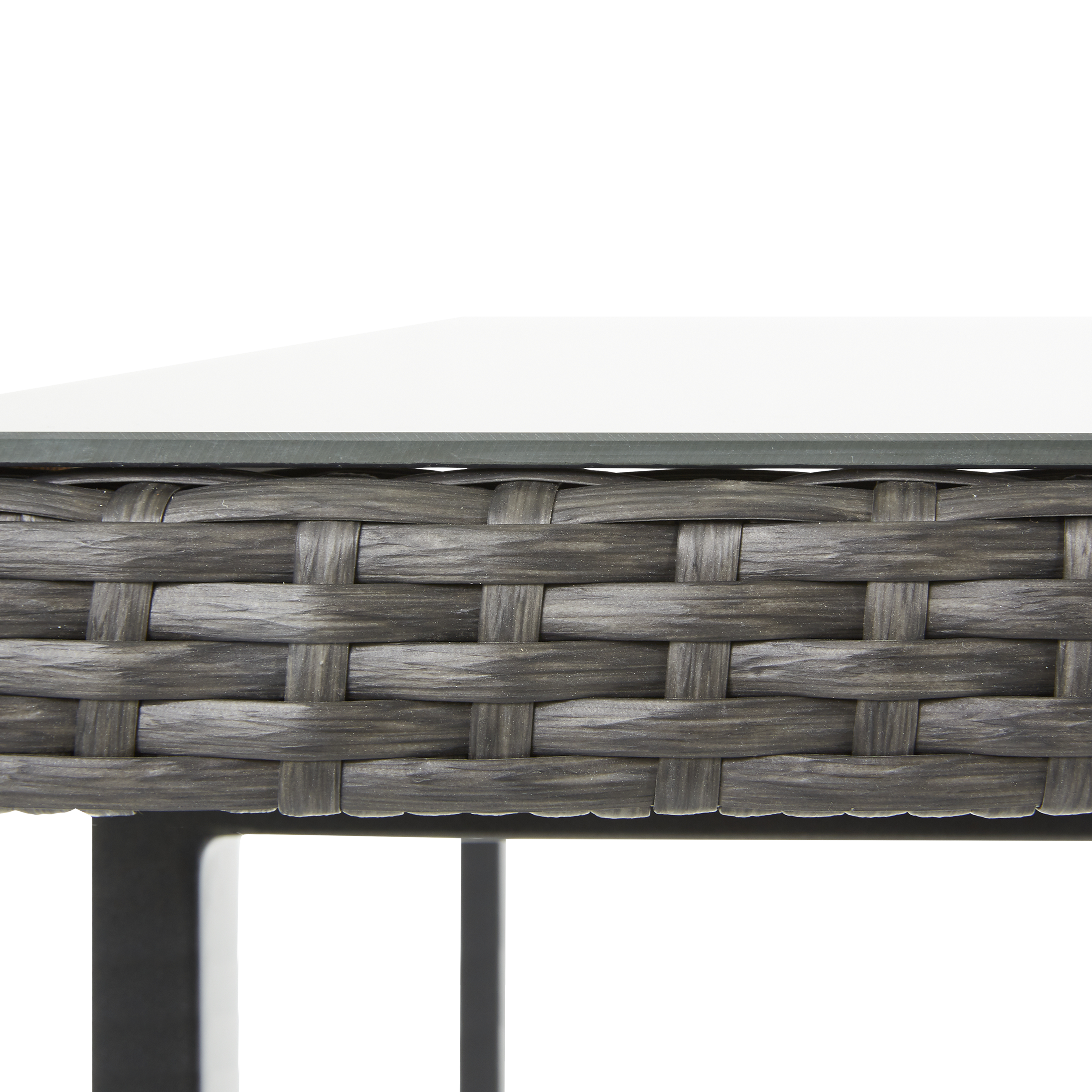 Table de jardin NATERIAL Noa carré anthracite - 7