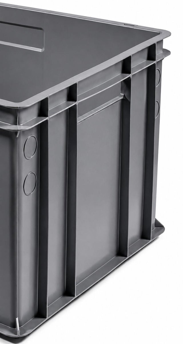 Cesta in polipropilene PAVONI Europa grigio P 40 x L 60 x H 32 cm