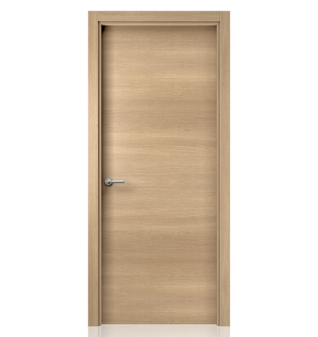 PUERTA ABATIBLE EN BLOCK HORIZONTAL ROBLE CIEGA 72,5CM DERECHA