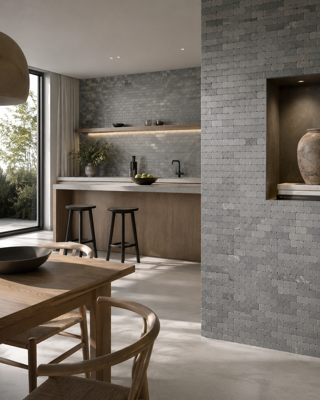 Pastilha cerâmica 30x30cm Parquet Brick Grey | Leroy Merlin