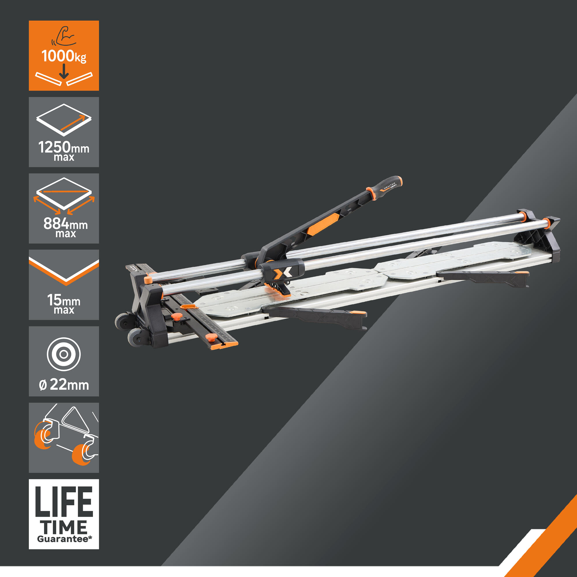 Masina manuala de taiat gresie si faianta, 600mm, Dexter | Leroy