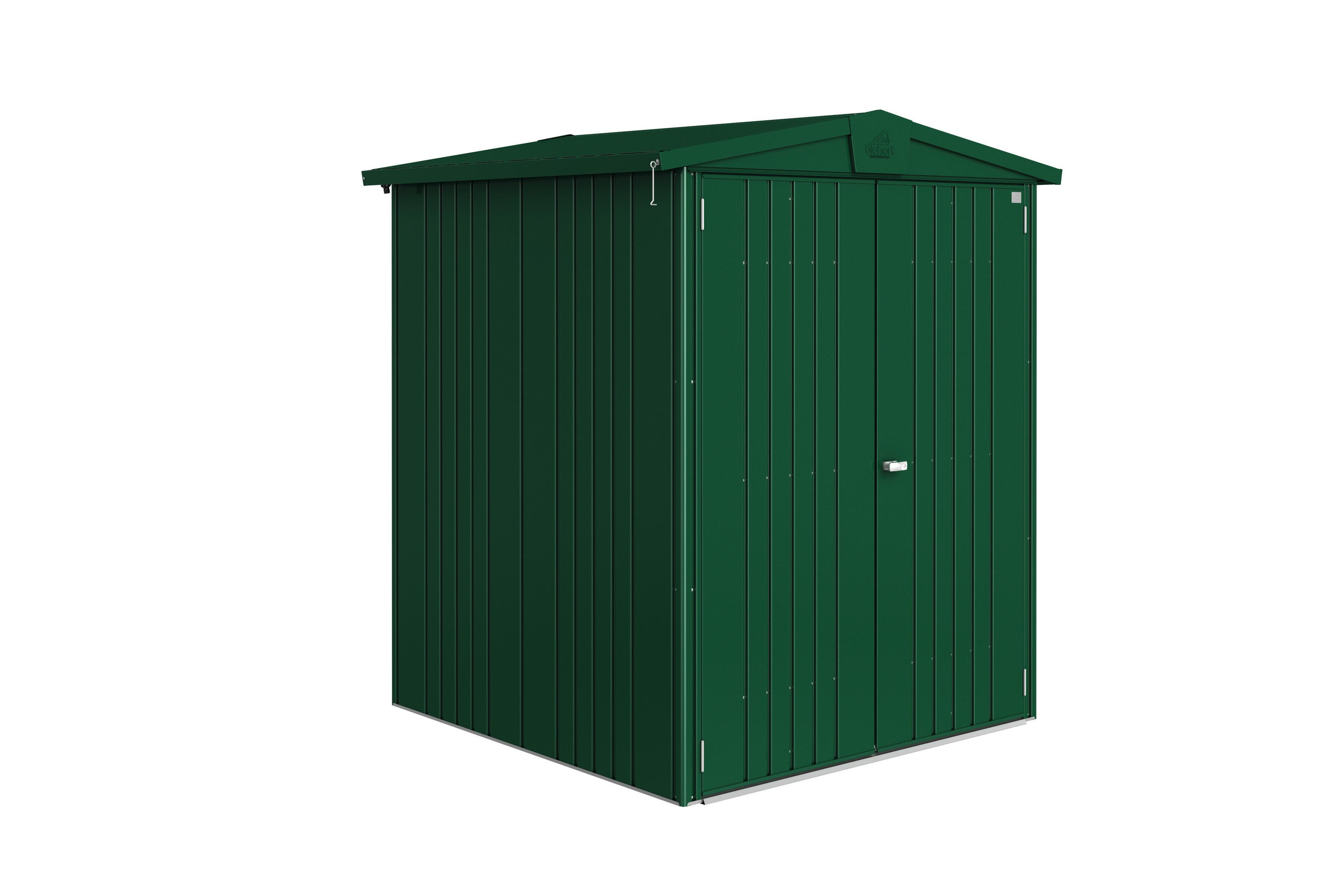 caseta de metal europa 2 de 172x196x156 cm y 268 m2 con 05 mm espesor y doble puerta abatible biohort