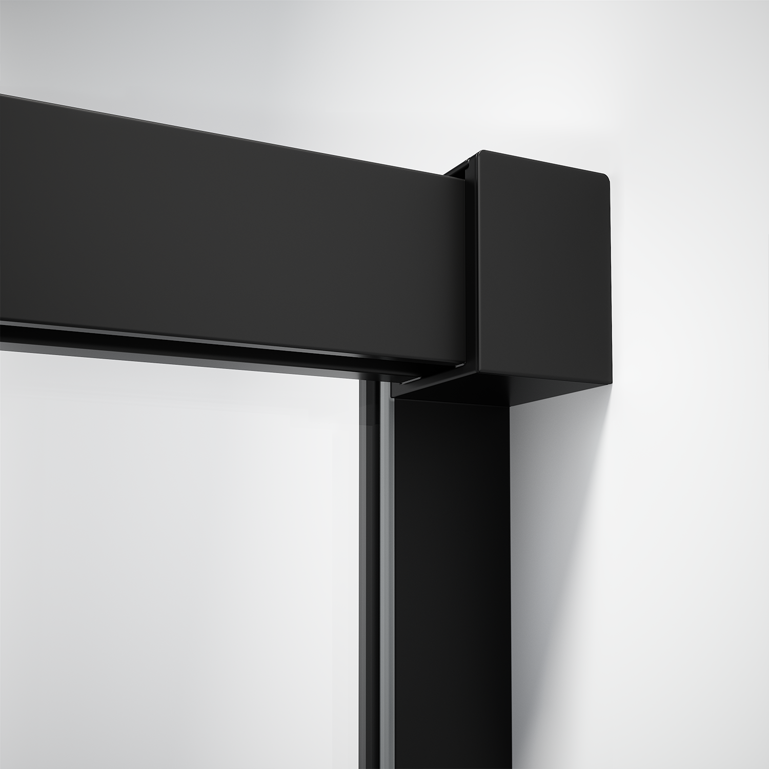 Porta doccia scorrevole Neo, L 116.6-119.6 cm x H 200 cm x SP 8 mm, profilo nero - 7