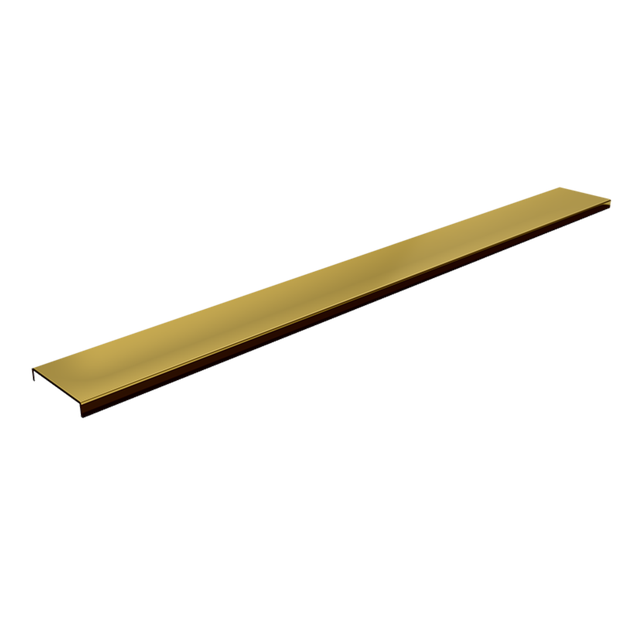 Odpływ liniowy prostokątny pod winyl Unity 70x8x7 cm, maskownica Gold Shine 2w1 Schedpol