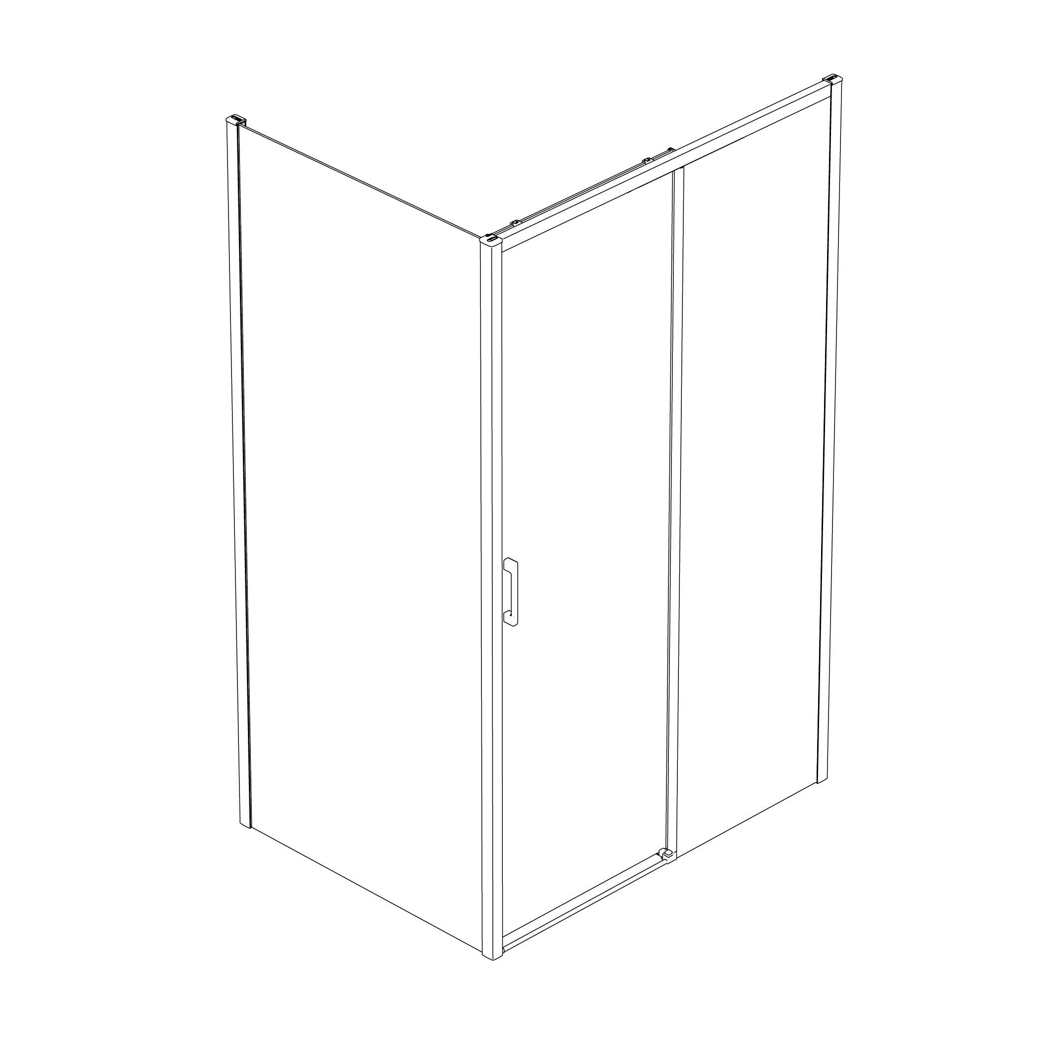 Kabina prysznicowa Kabri Avance prawa 120x90 cm - 3