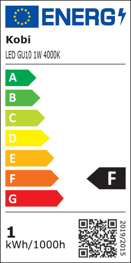 Żarówka LED 1W GU10 90LM 120st neutralna - 2