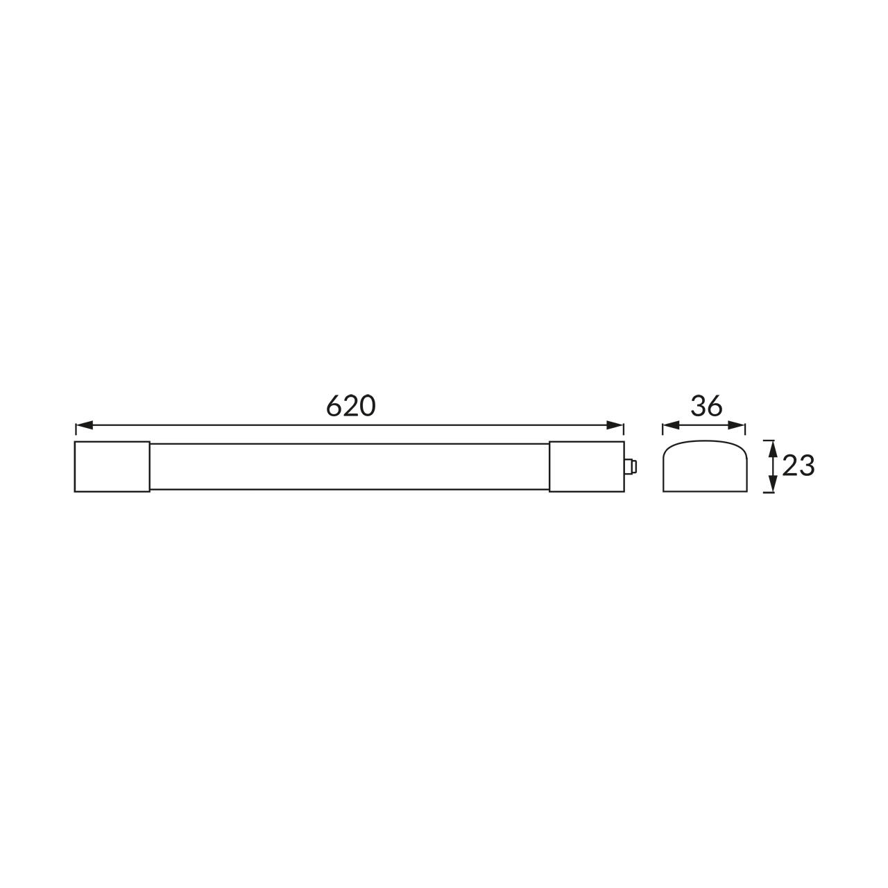 Oprawa BENET LED 18W, 1840lm, 4000K, IP65 - 2