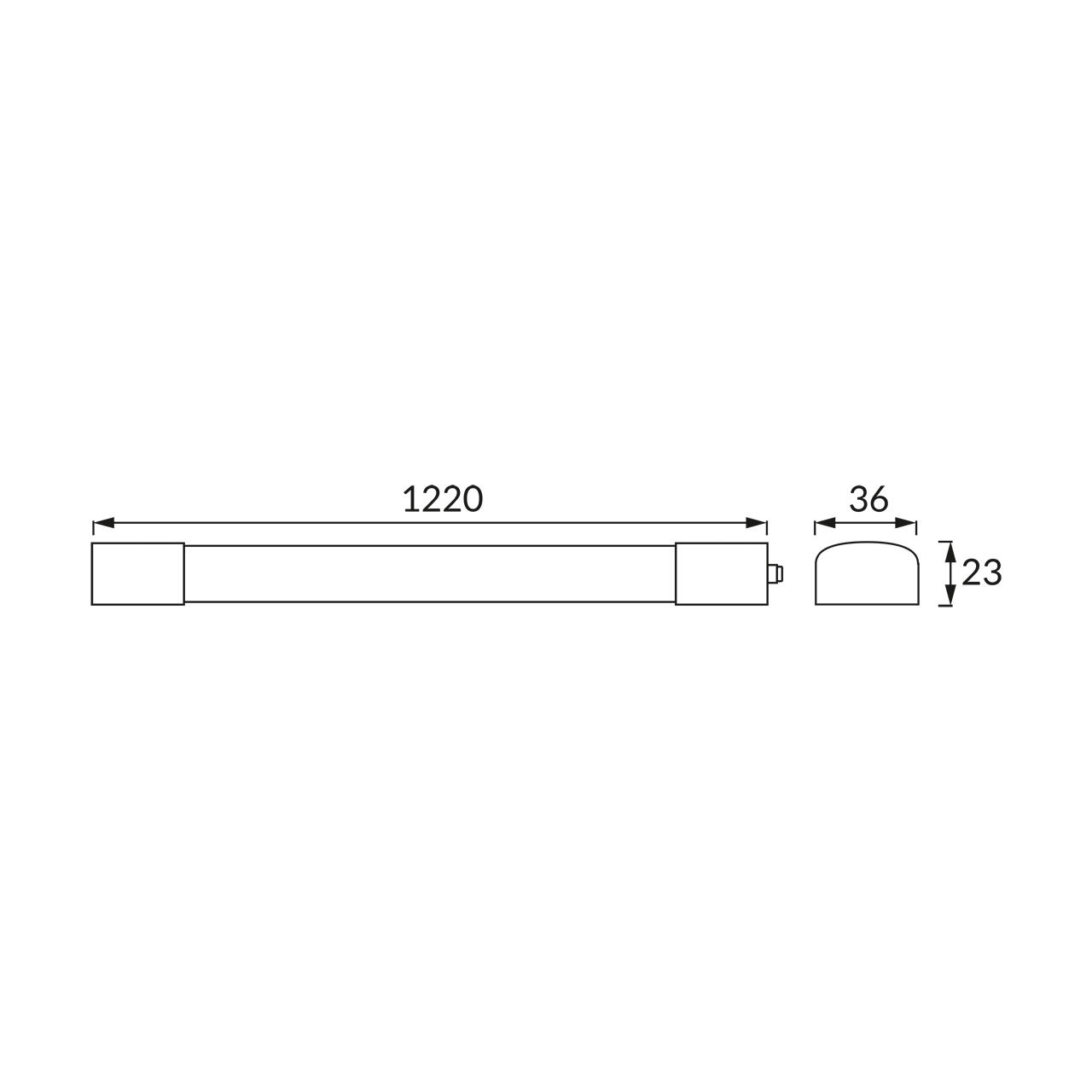 Oprawa BENET LED 36W, 3780lm, 4000K, IP65 - 3