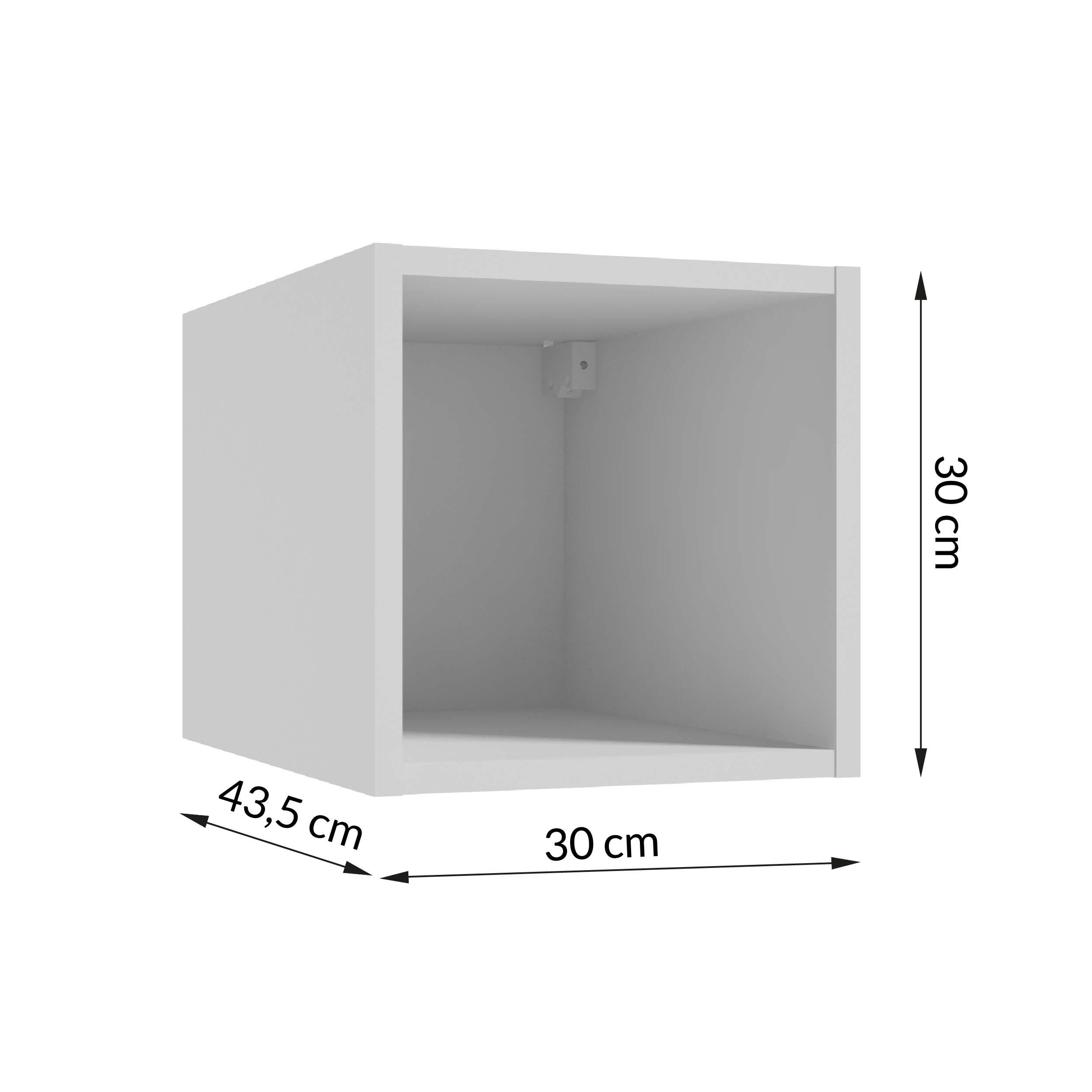 Szafka wisząca Kubik 30 x 30 cm biała - 2