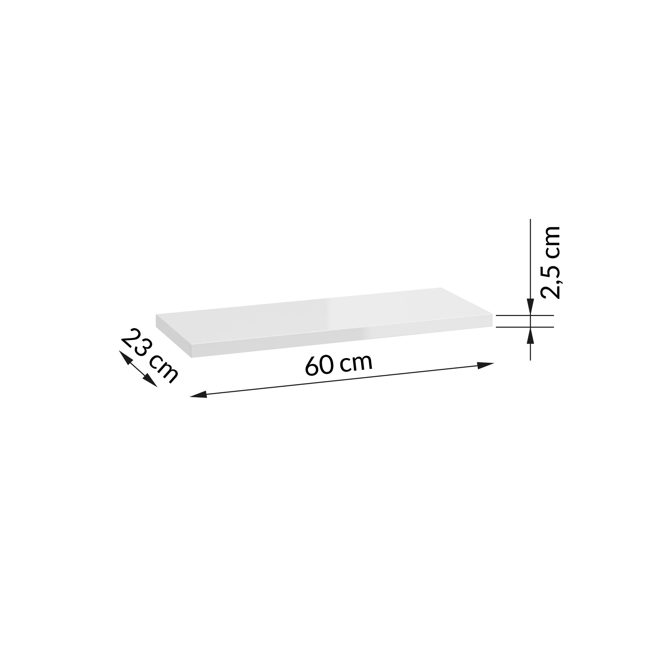 Blat Onas Uni 60x23 cm  - 2