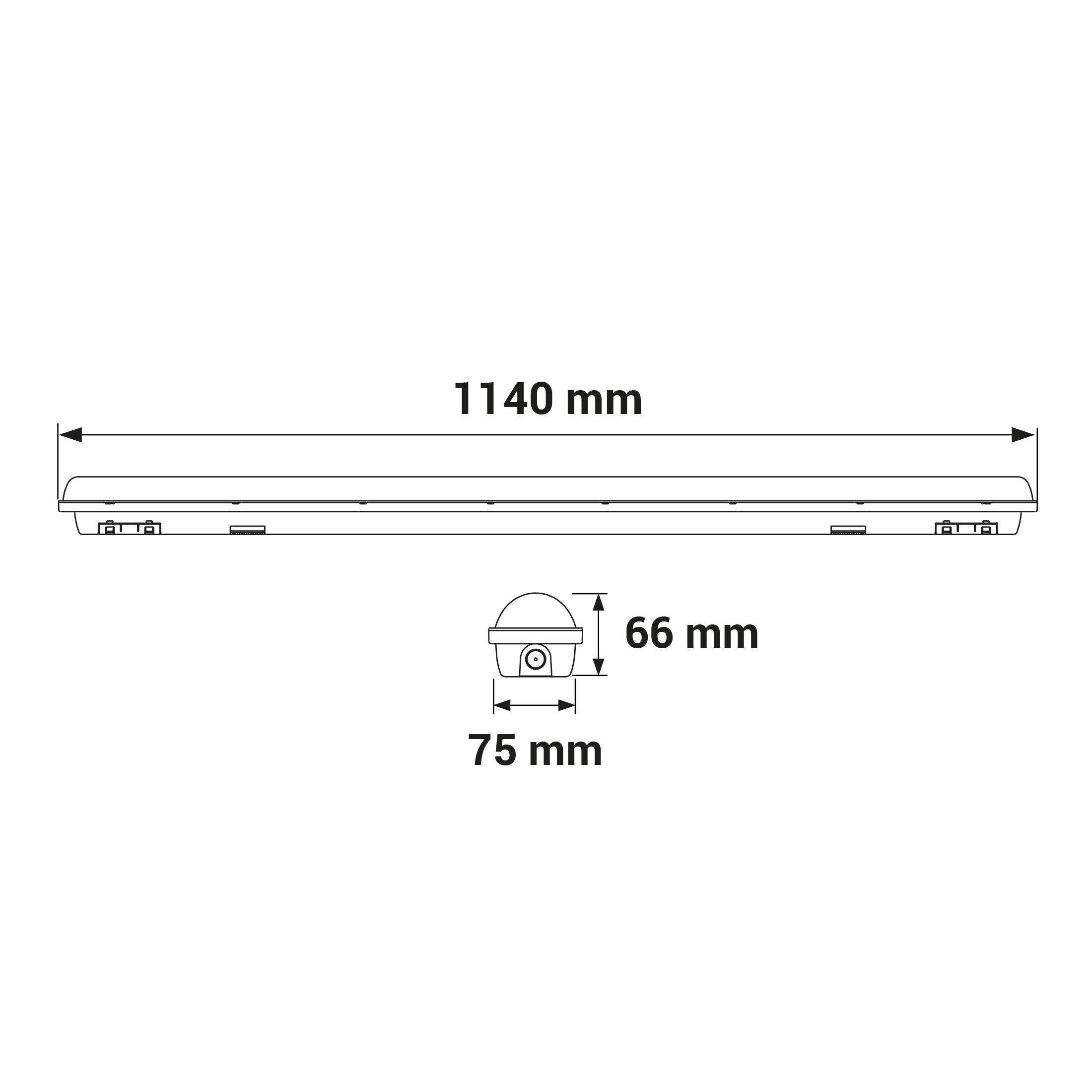 Oprawa hermetyczna Bali LED 50W 5750lm 4000K IP65 - 4