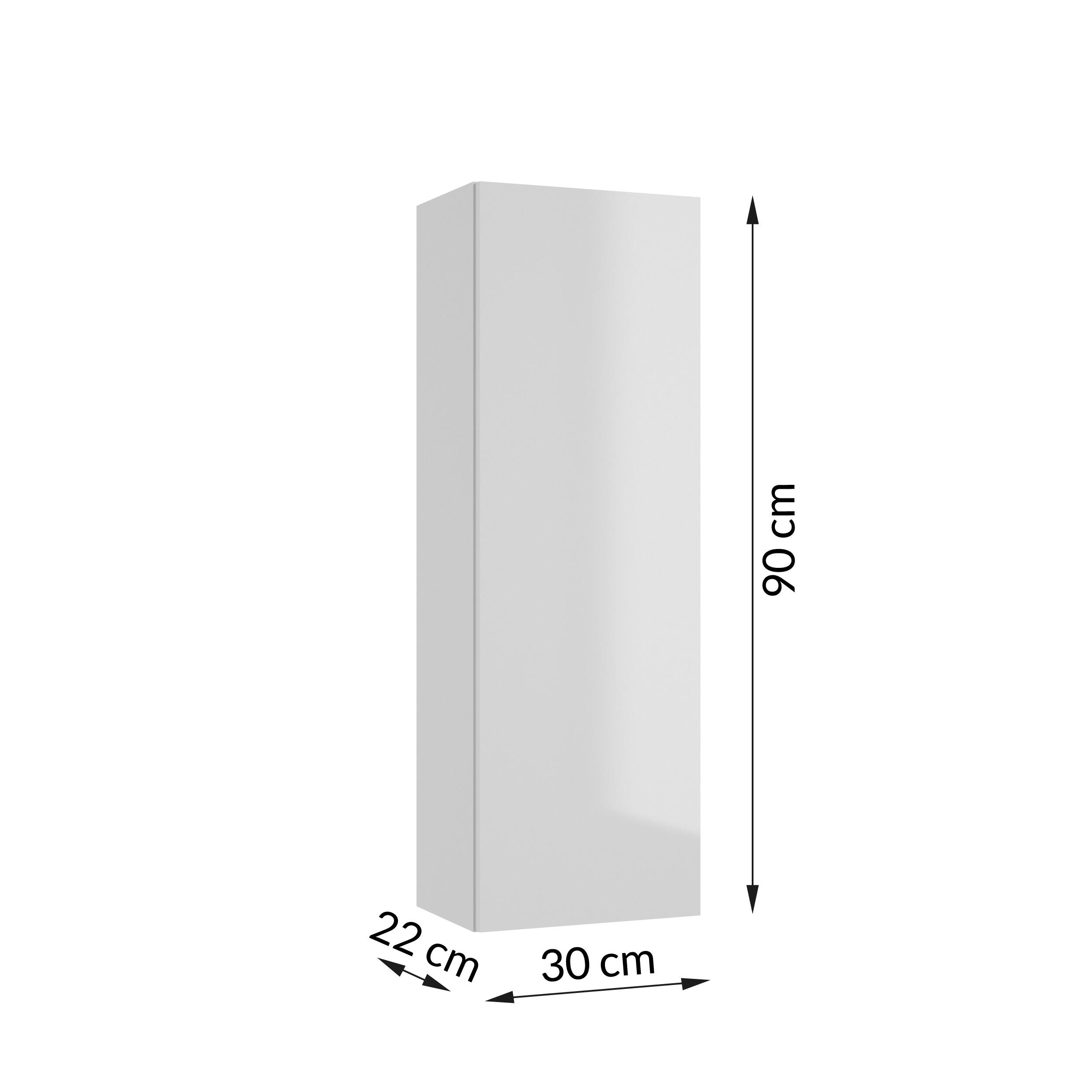 Słupek Metro System 30 cm biały - 3
