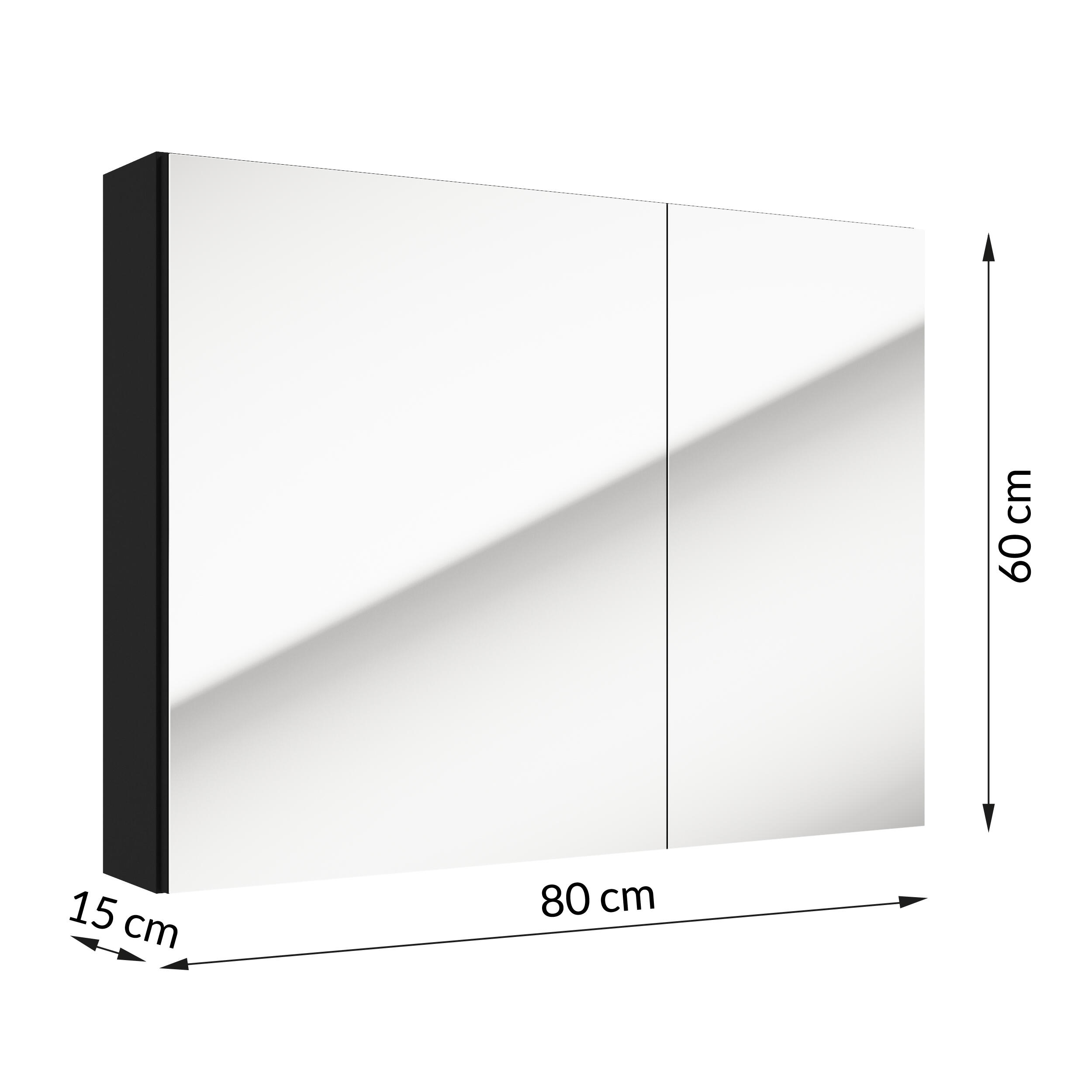 Szafka lustrzana Onas Uni 80 cm - 3