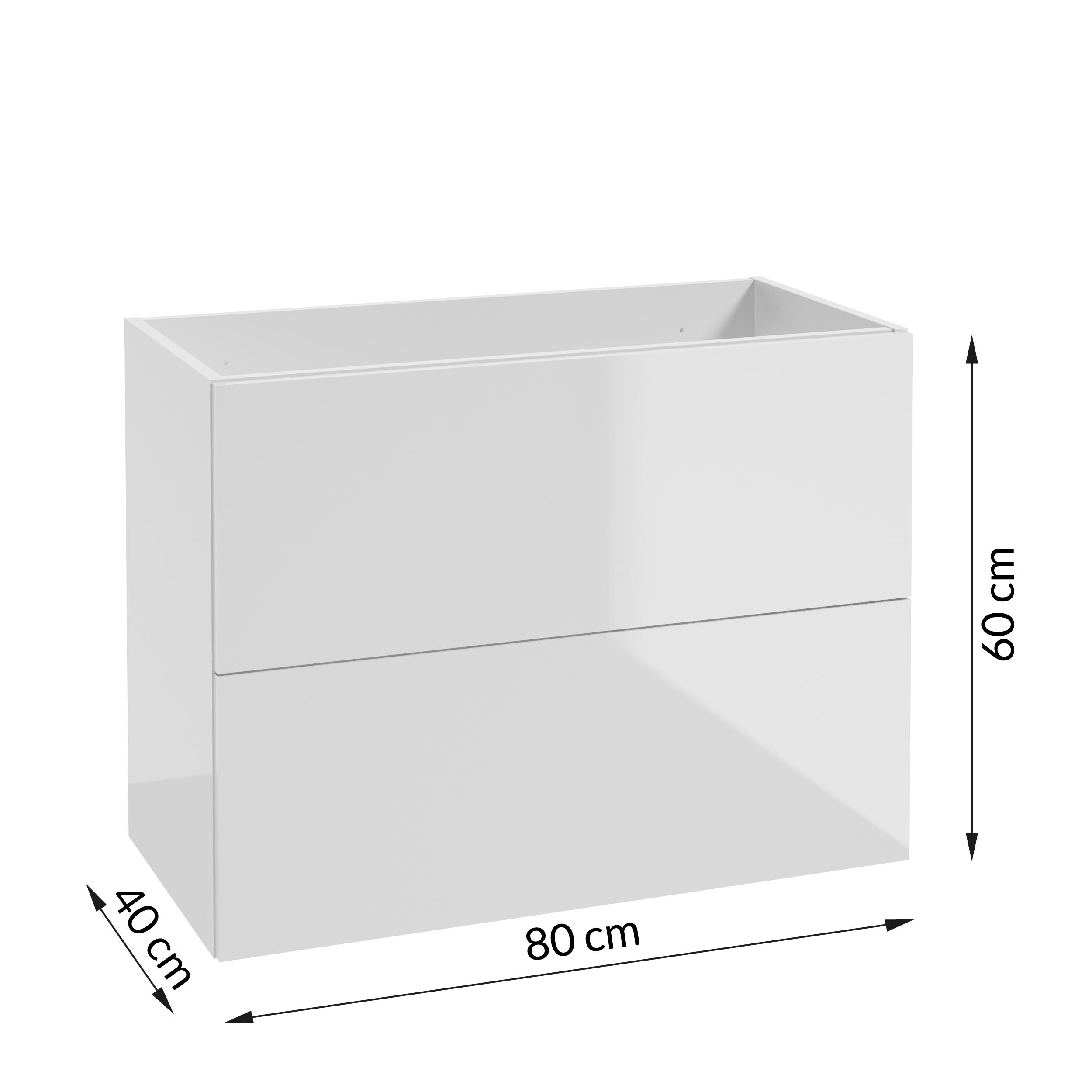 Szafka pod umywywalkę Onas Metro System 80cm 190-D-08061 - 2