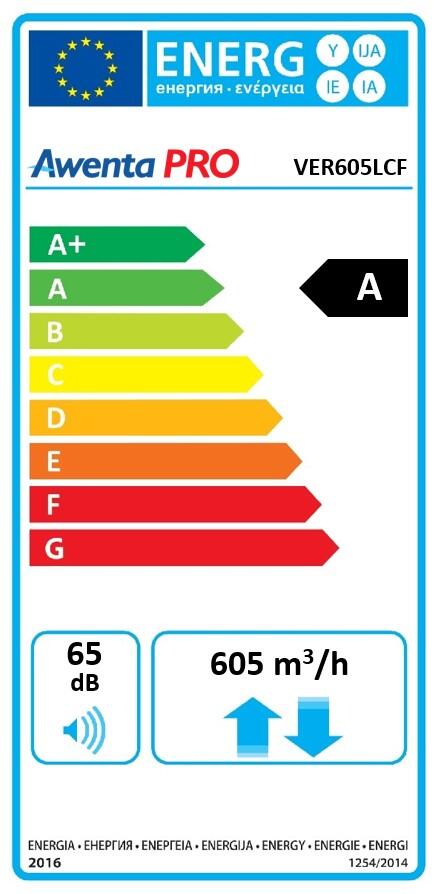 Centrala wentylacyjna Auros 605 lewa + constant flow VER605LCF - 2