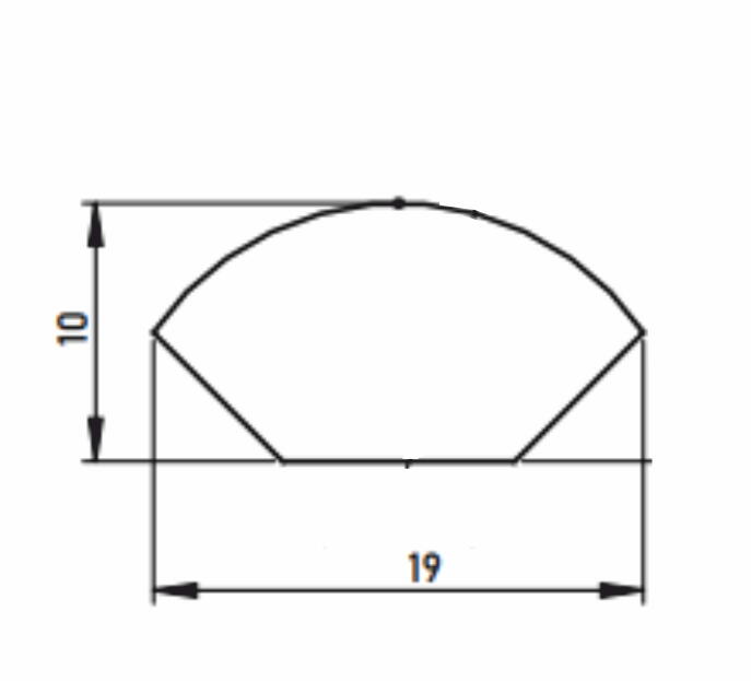 Ćwierćwałek czarny mat - 2
