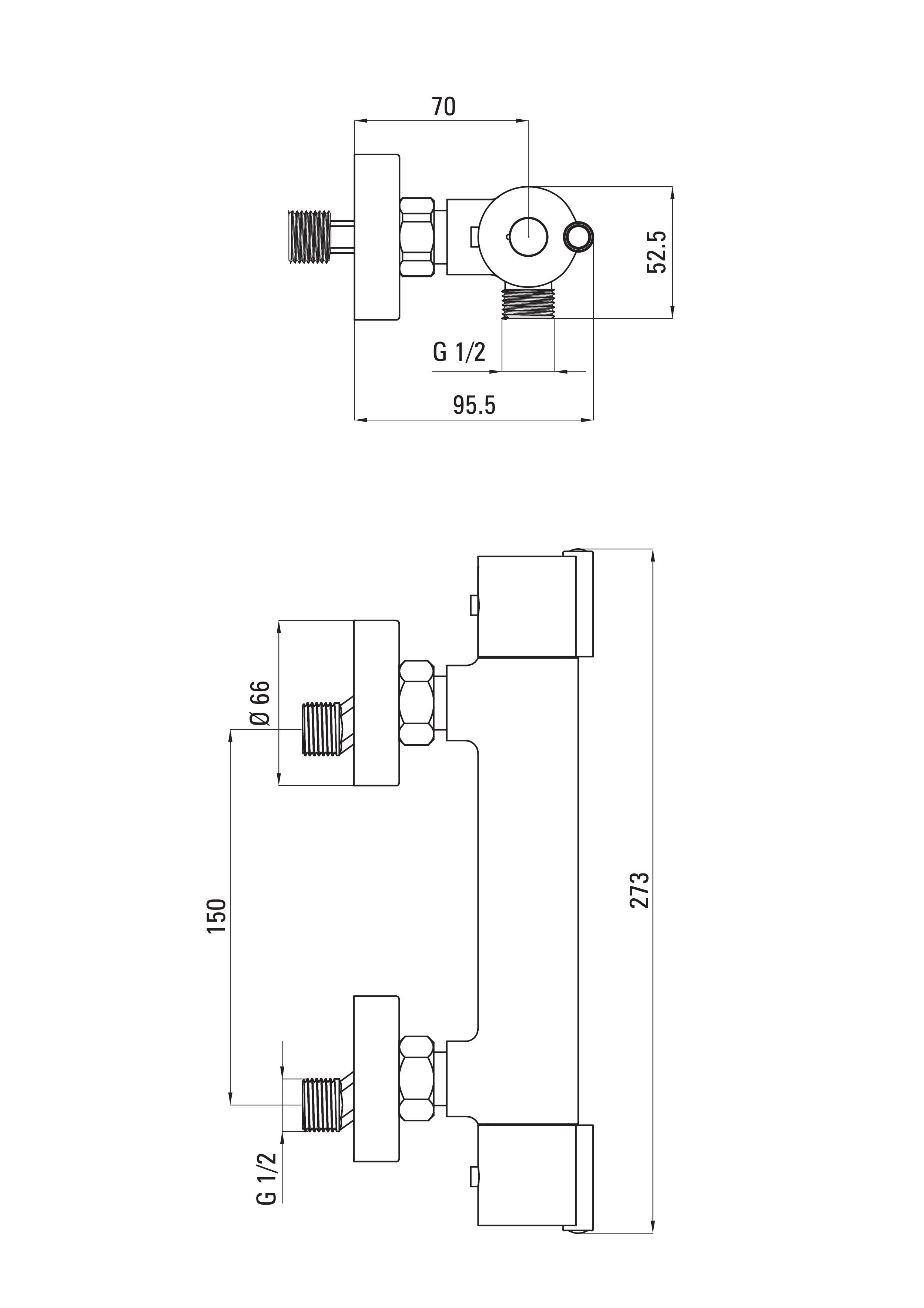 Bateria prysznicowa termostatyczna Neo Joko chrom - 2