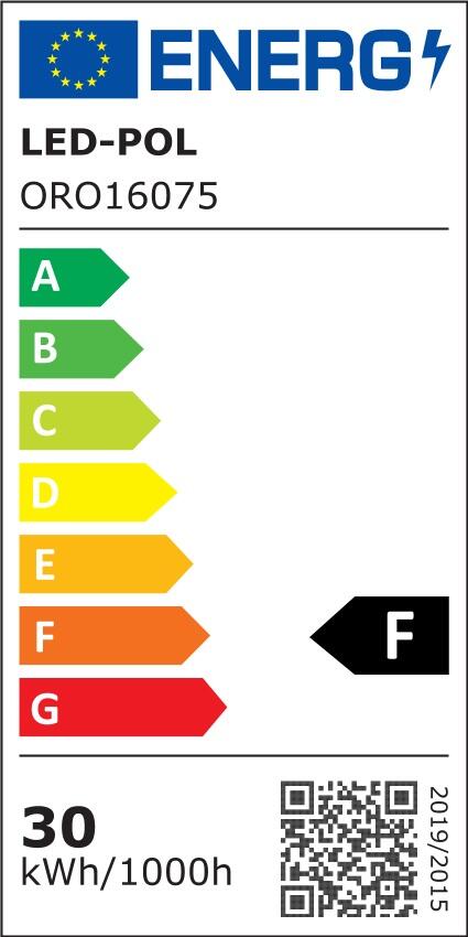 Naświetlacz LED przenośny 30W 2550lm 6500K 1,5m kabel IP65 - 4