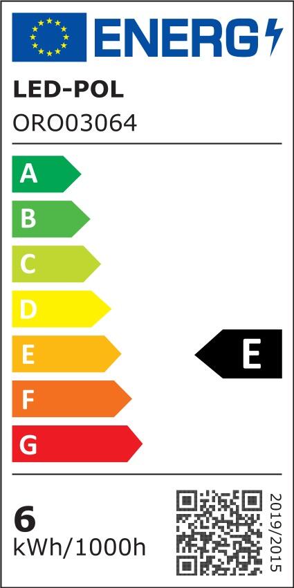 Żarówka LED E14 świeca filament C35 6W 750lm 2700K mleczny - 5