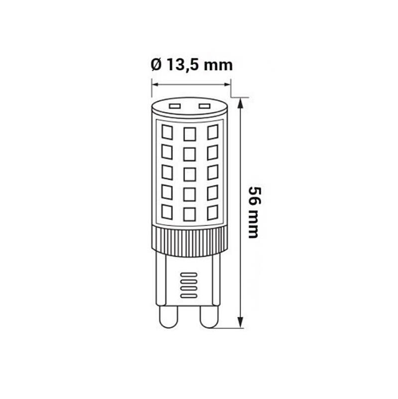 Żarówka LED G9 4W 470lm 4000K - 3