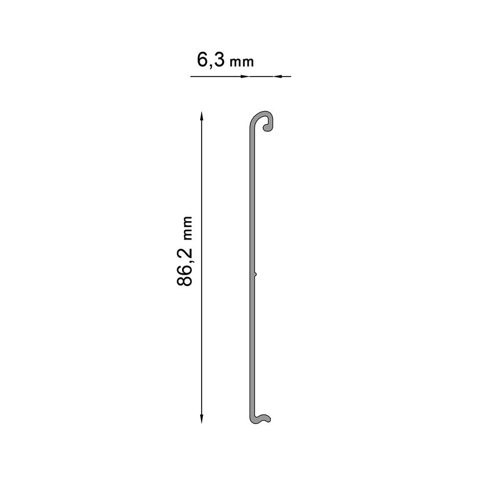 Łącznik do okapników Renoplast W30/W60 grafit - 2