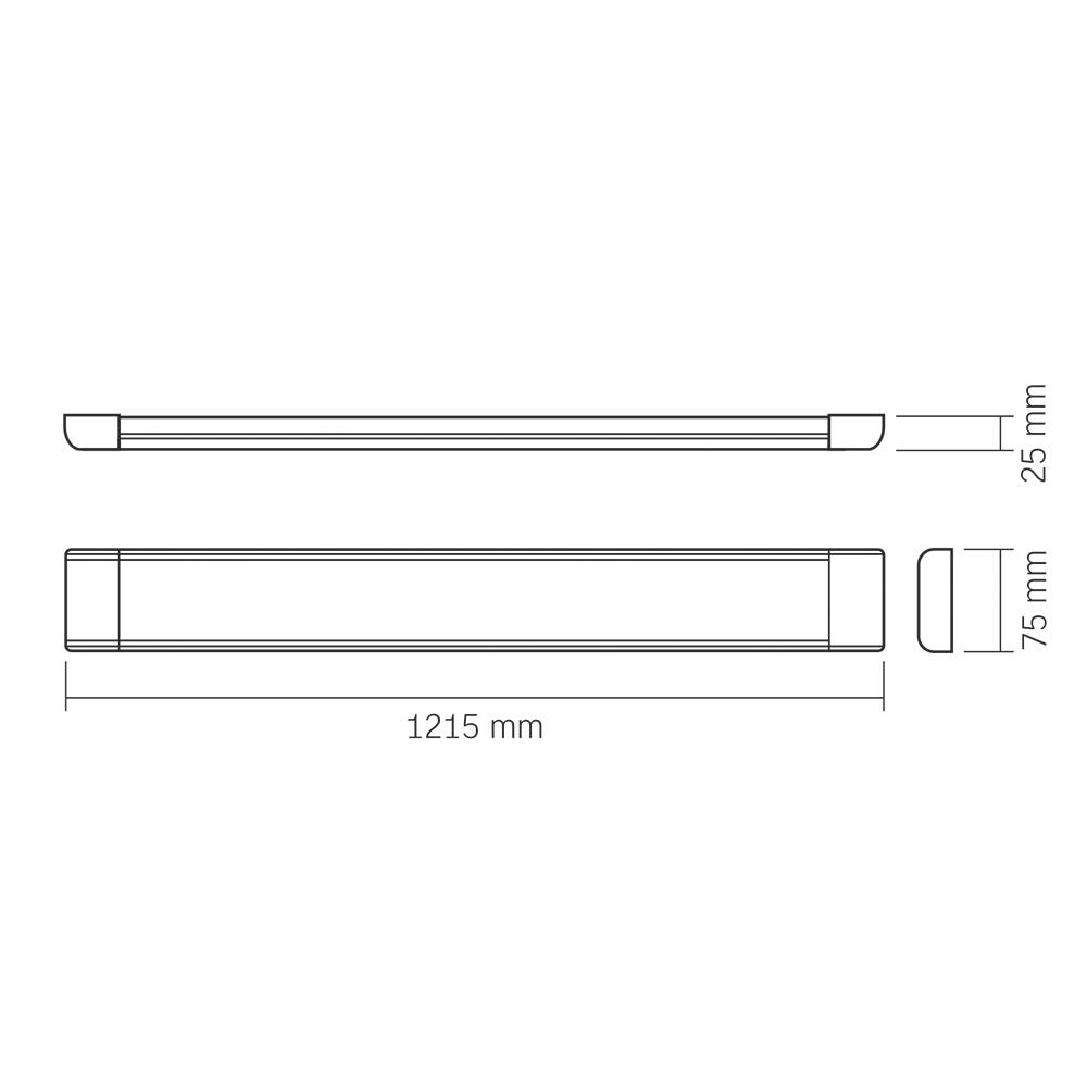 Oprawa hermetyczna LED 120cm 50W 5000Lm IP20 - 4
