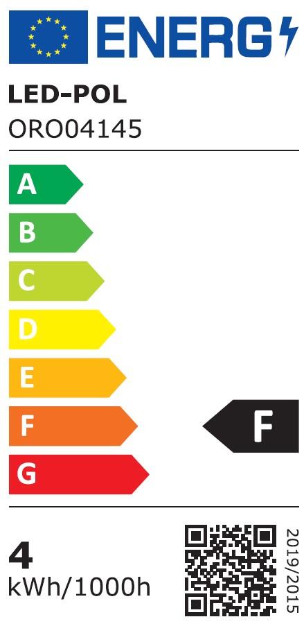 Żarówka LED E27 4W 400lm filament KUL chlodno biała LP - 3