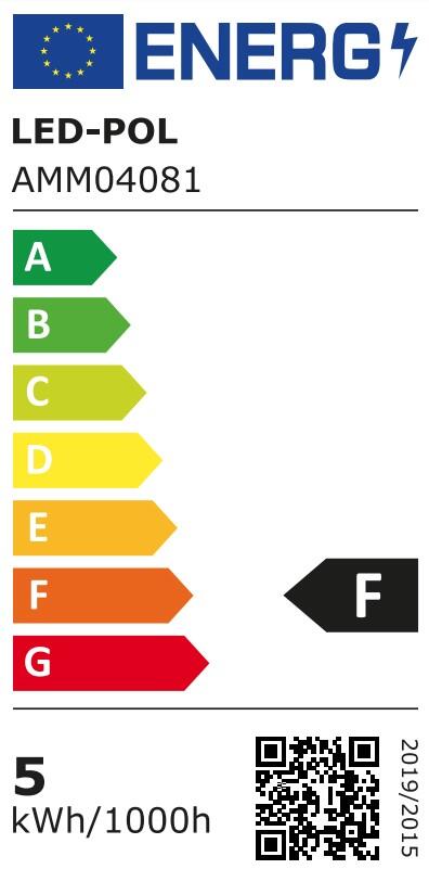 Żarówka LED E27 4,9W 470lm kulka zimna biel LP - 3
