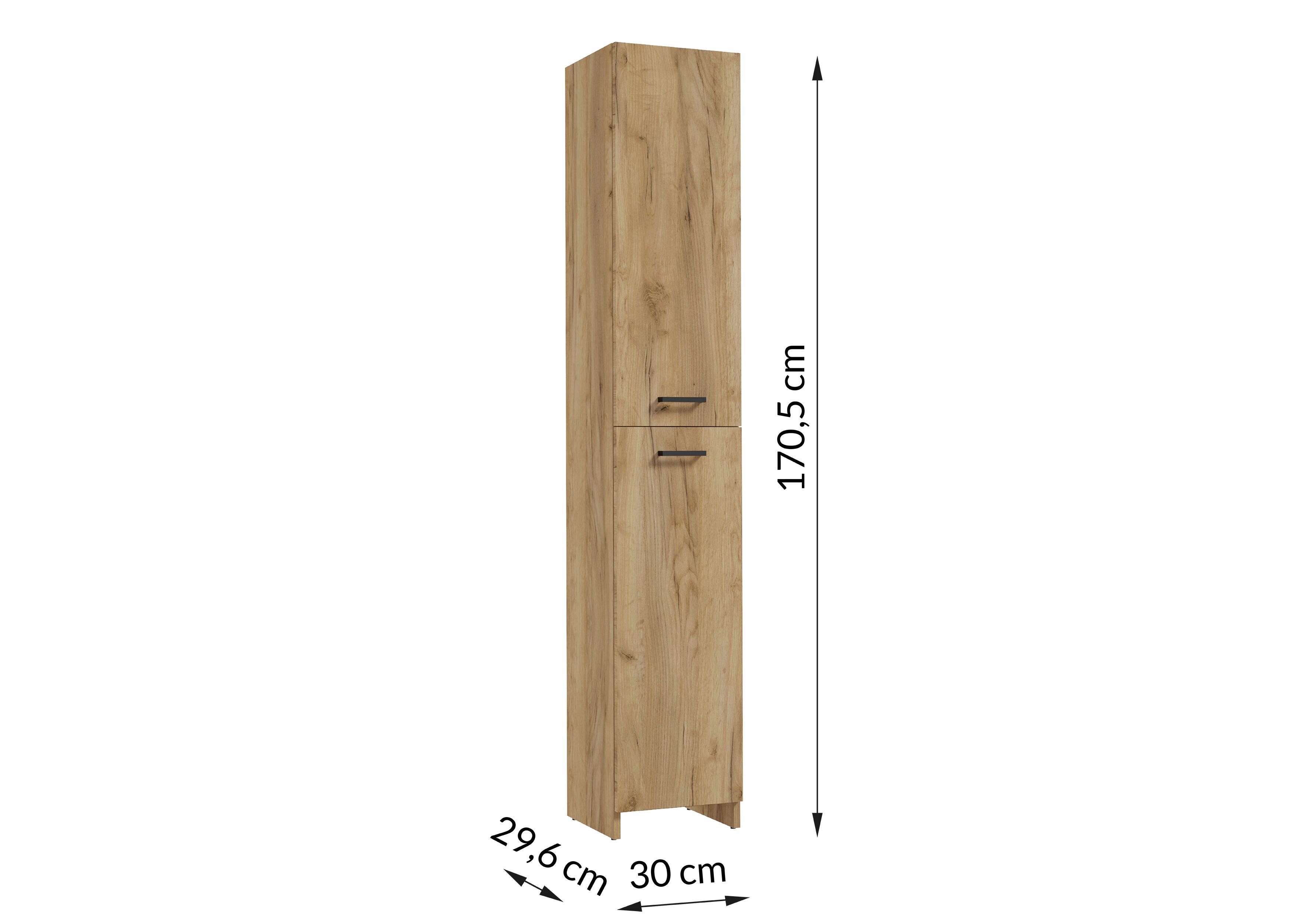 Słupek Soft 30 cm dąb złoty - 3