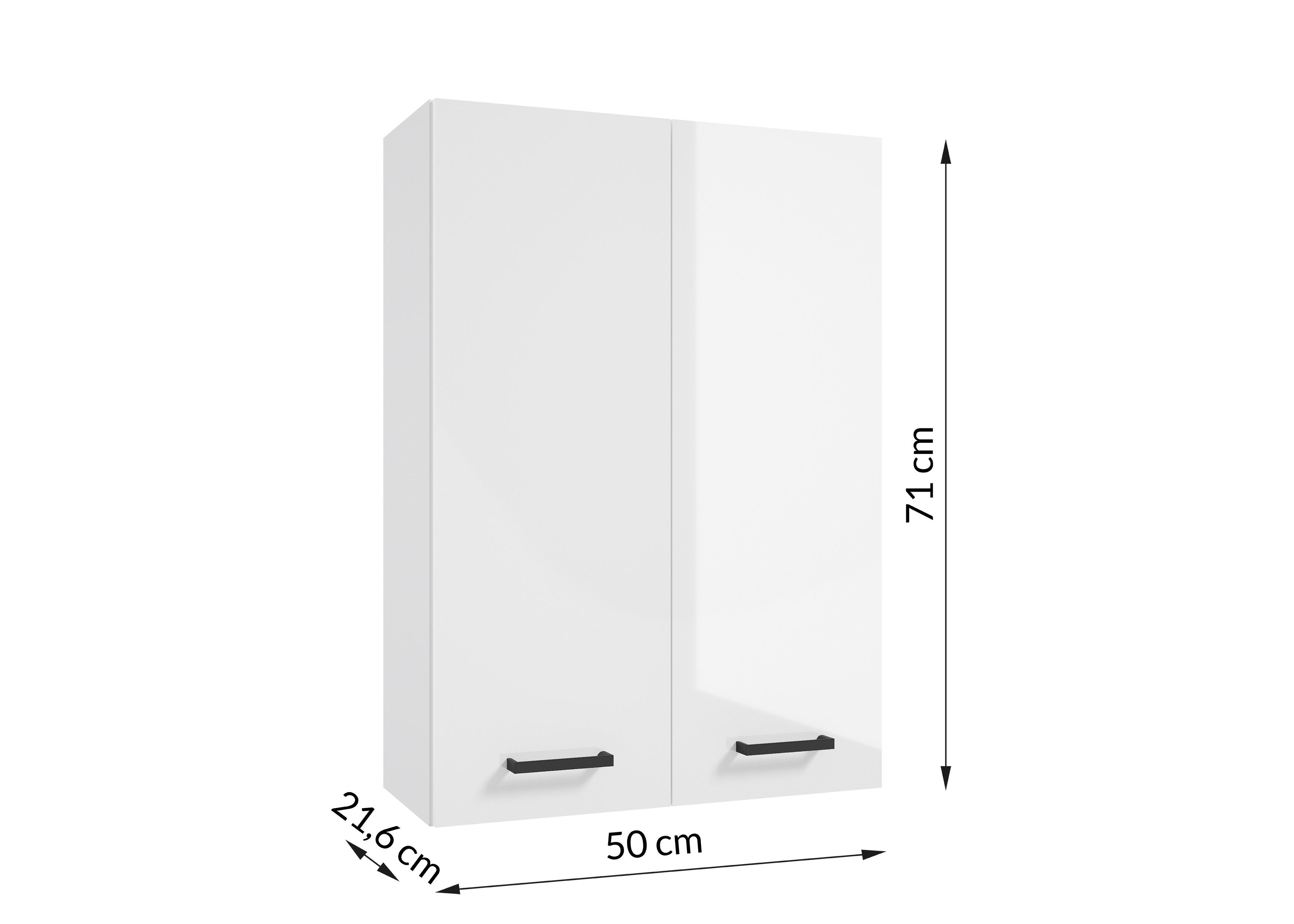 Szafka wisząca Soft 50 cm biała - 3