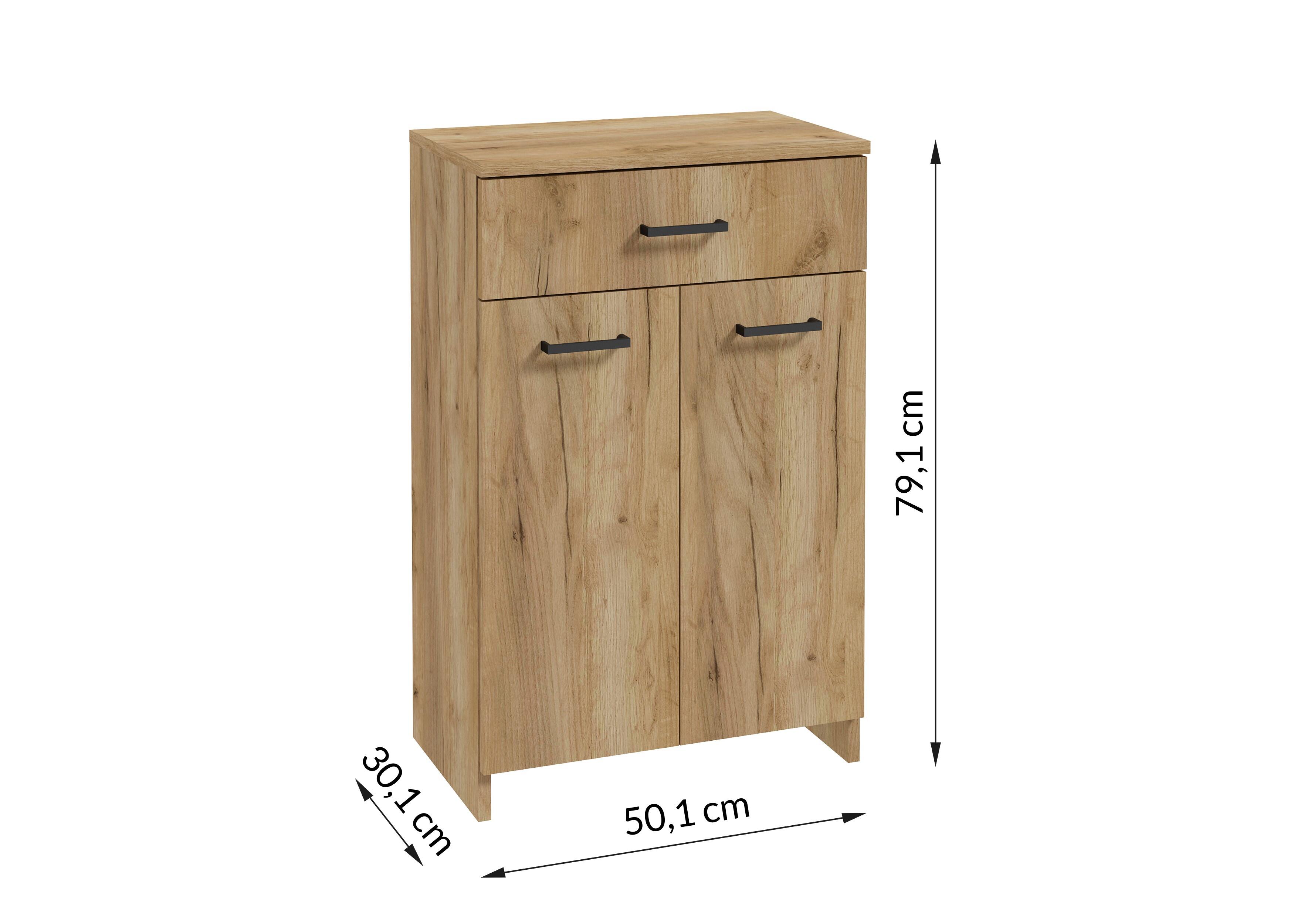 Szafka wisząca Soft 50 cm dąb złoty - 3