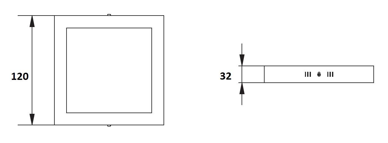 Oprawa natynkowa Matis 7W 560lm 4000K IP20 - 2