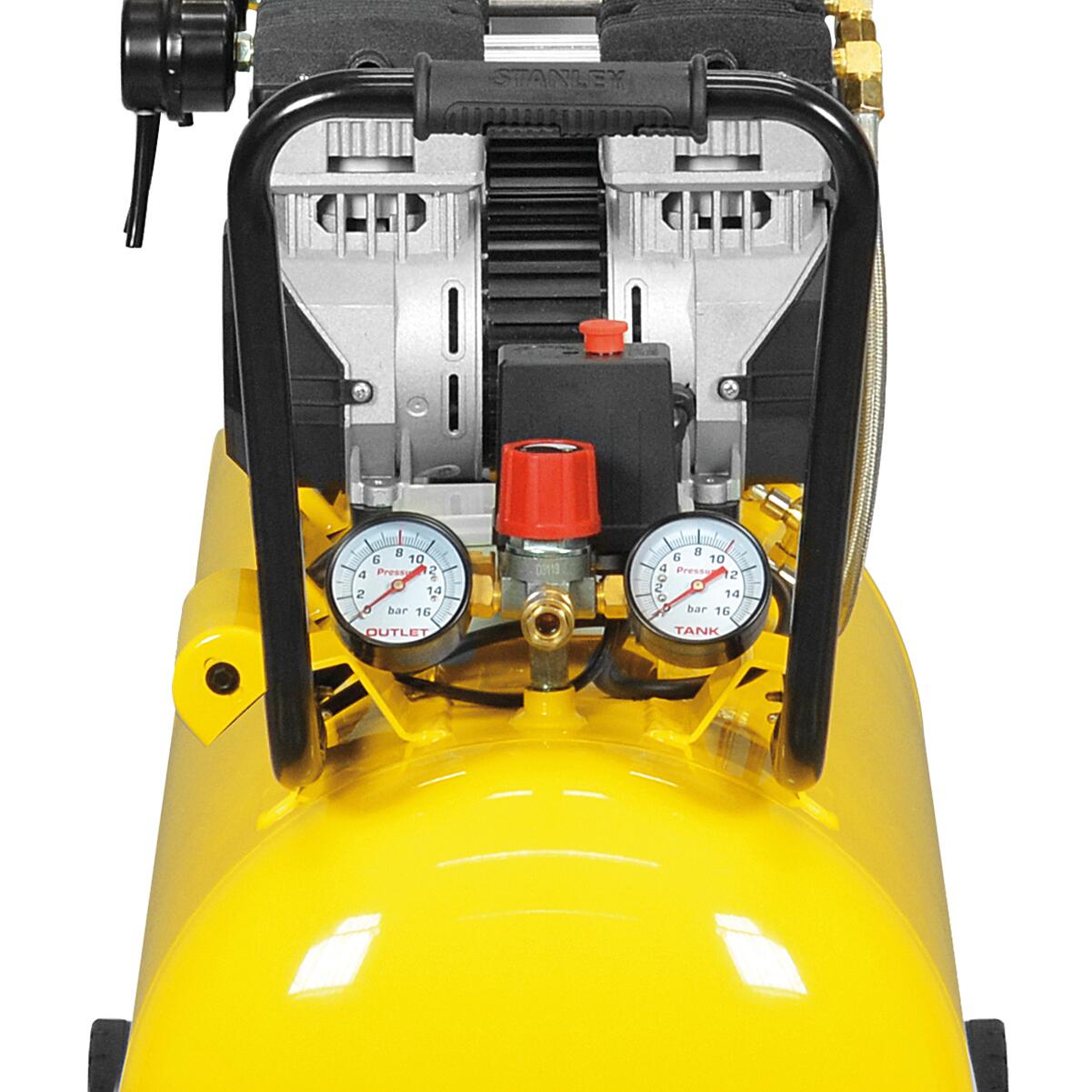Compressore silenziato STANLEY SXCMS30103E 100 l, 3 hp, 8 bar - 7