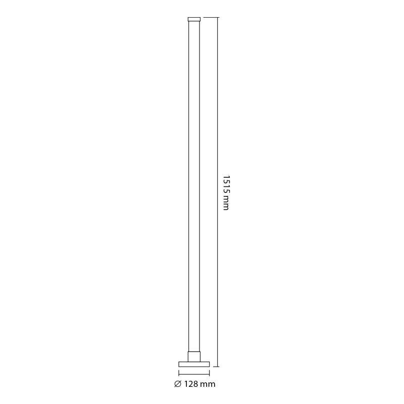 Lampa podłogowa LED RGB + biały  10W - 3
