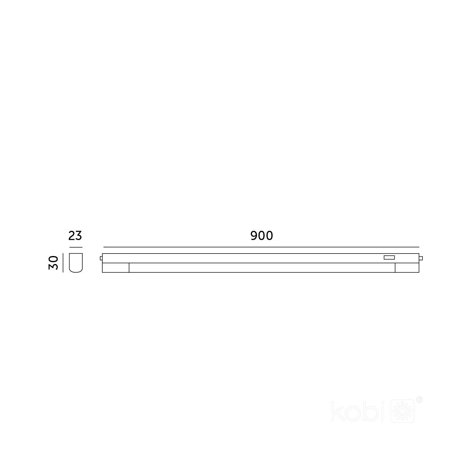 Oprawa meblowa LED WL 12W 1200lm 3CCT 90cm z włącznikiem - 4