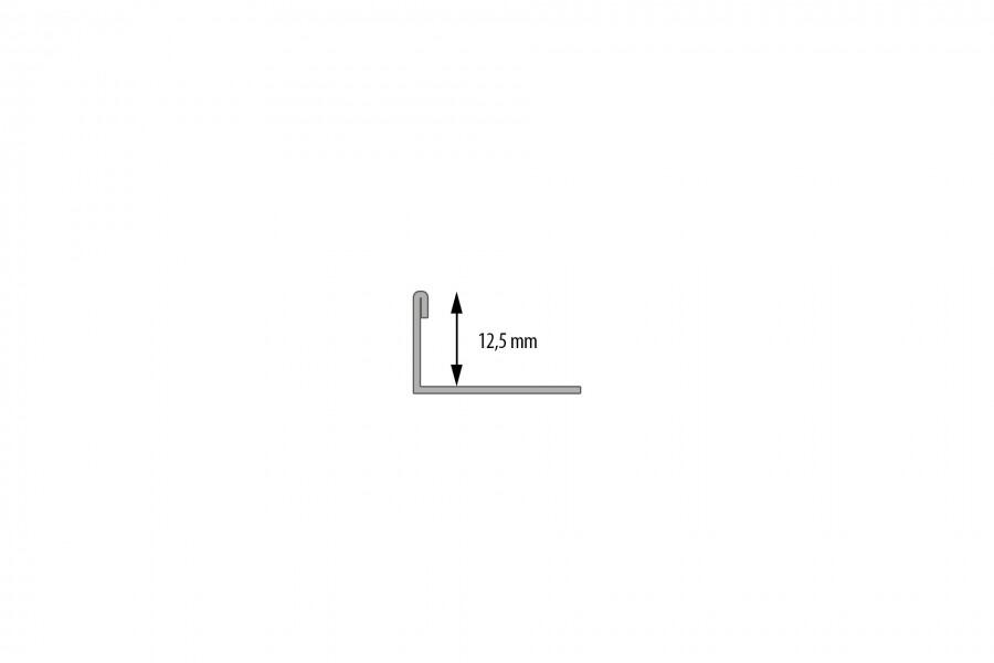 Profil narożny 12.5mmx24mm gr.0.8 mm Stal nierdzewna 250cm Naturalny poler CEZAR - 3
