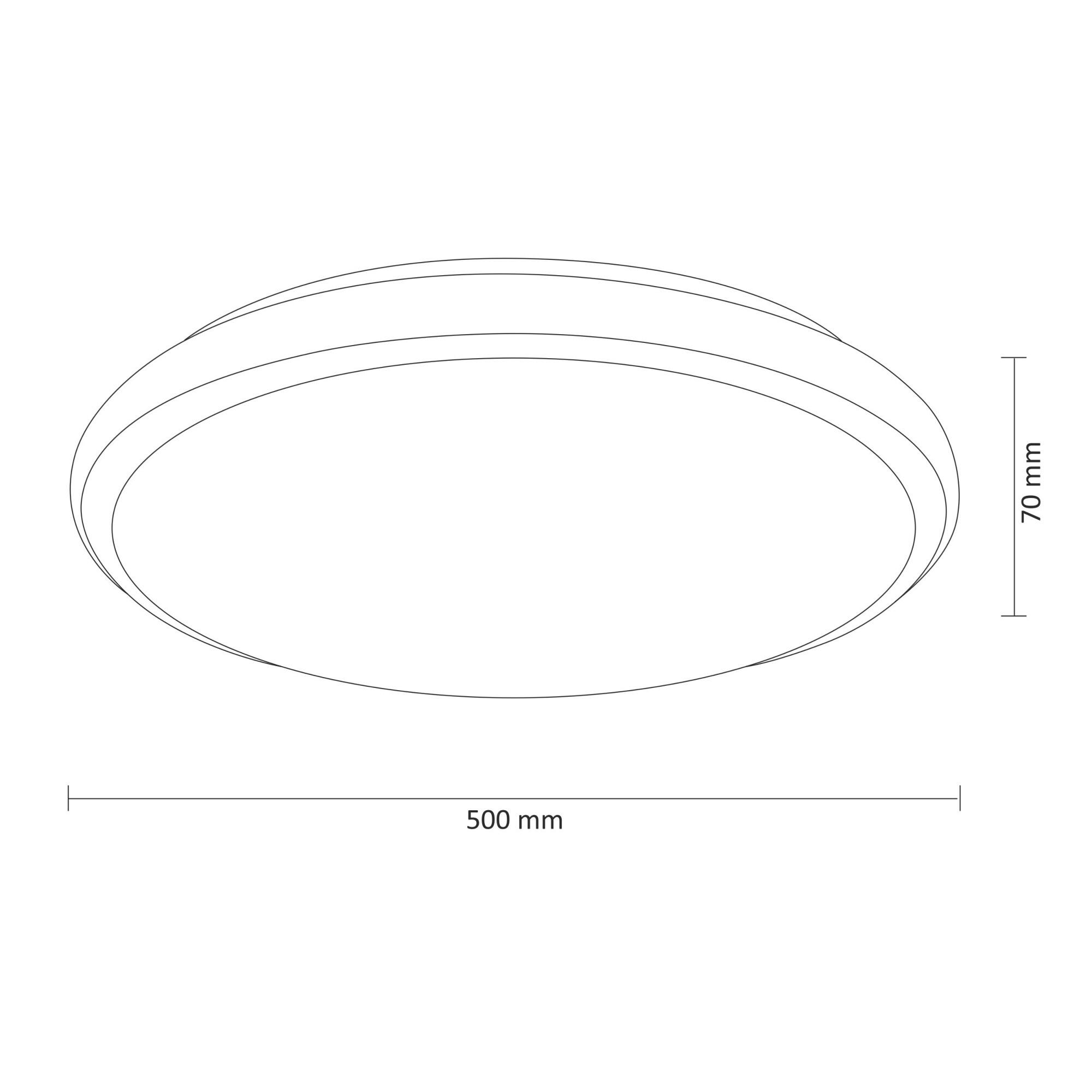 Plafon LED Irina 68W 7500 lm, z pilotem - 4