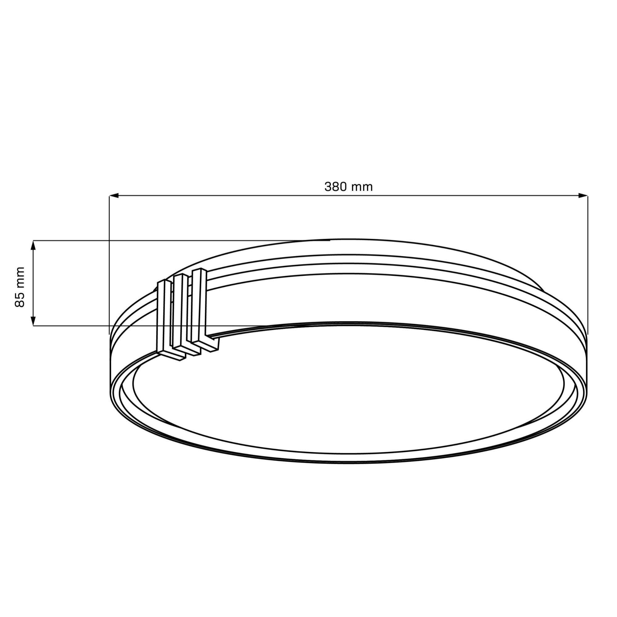 Plafon LED Arletta 48W 5200 lm, z pilotem - 4