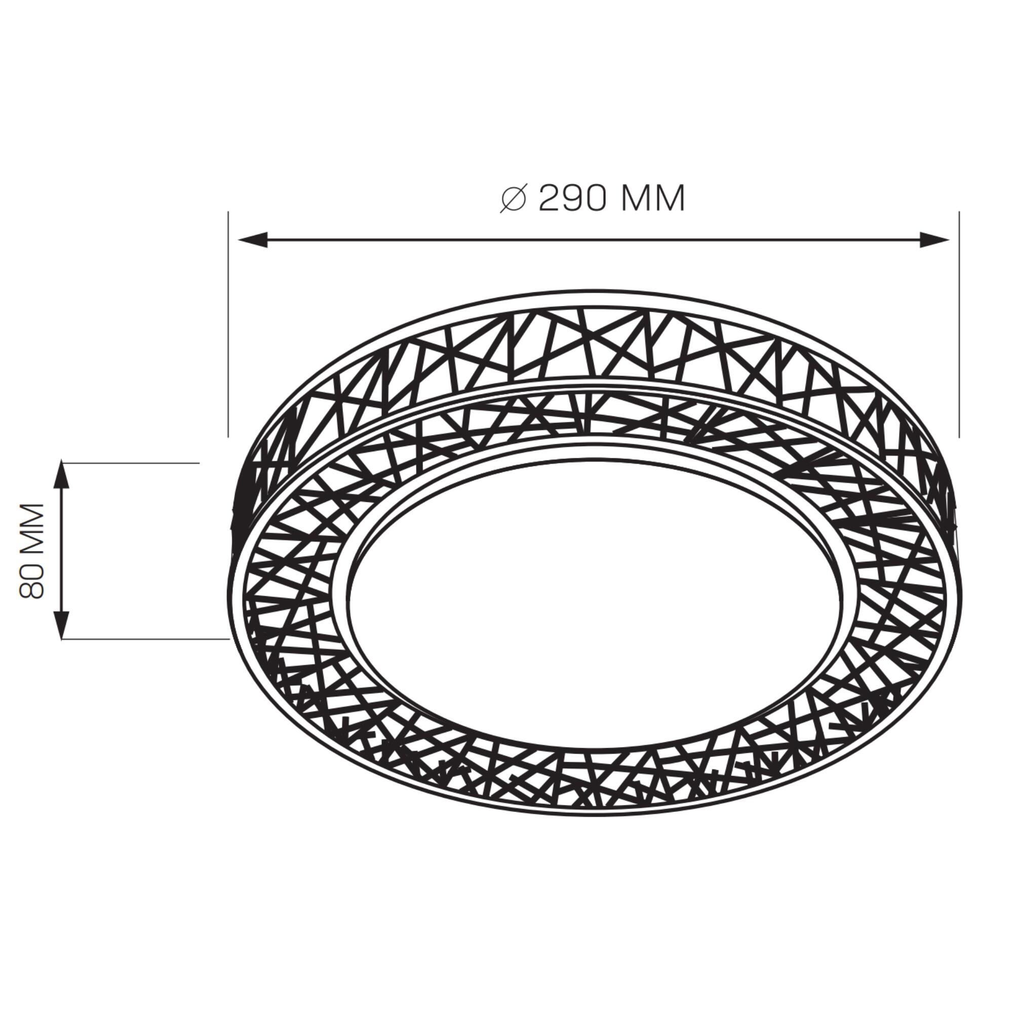 Plafon LED Clara 18W 1850 lm, biały - 4